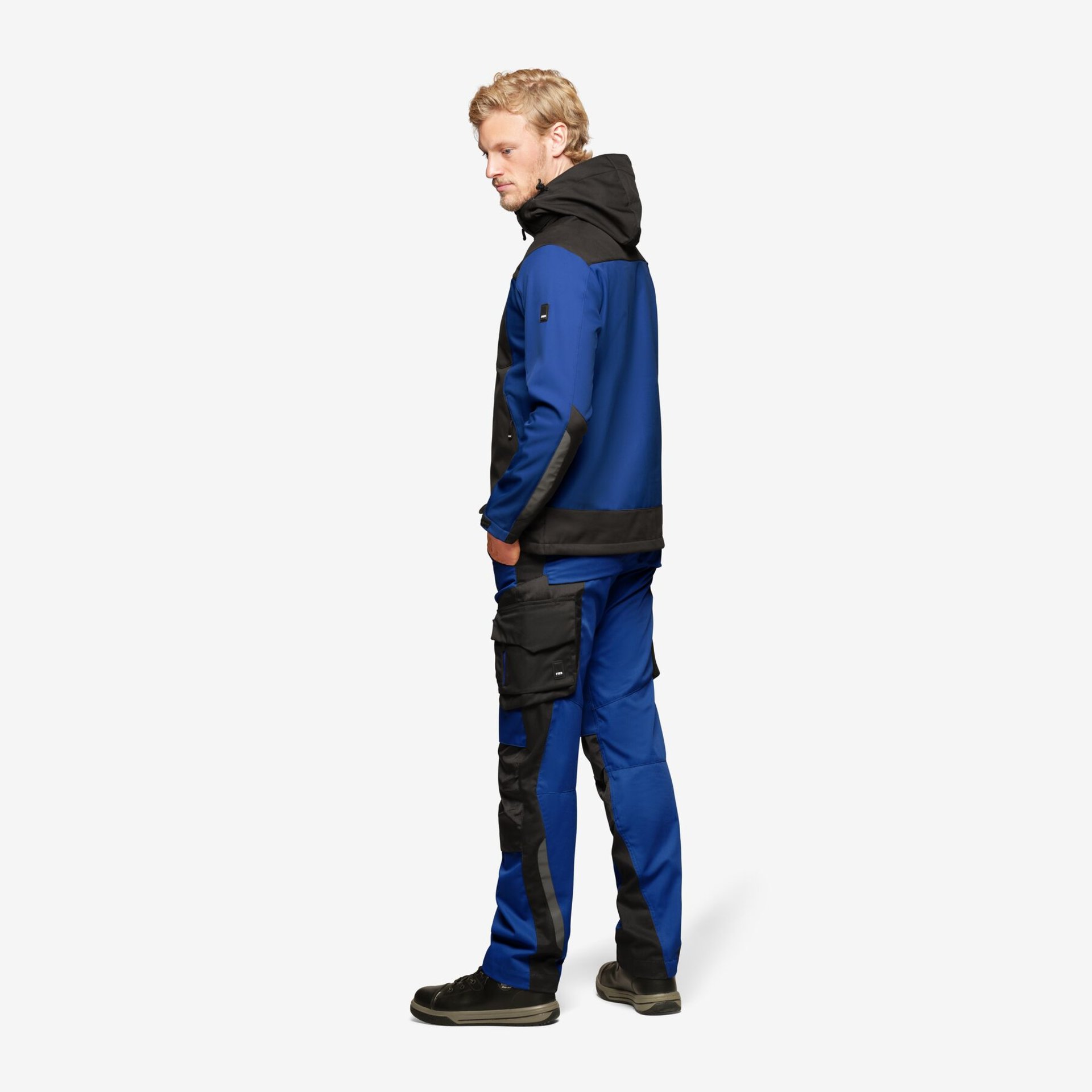 JANNIK Softshell-Jacke royalblau-schwarz 5XL