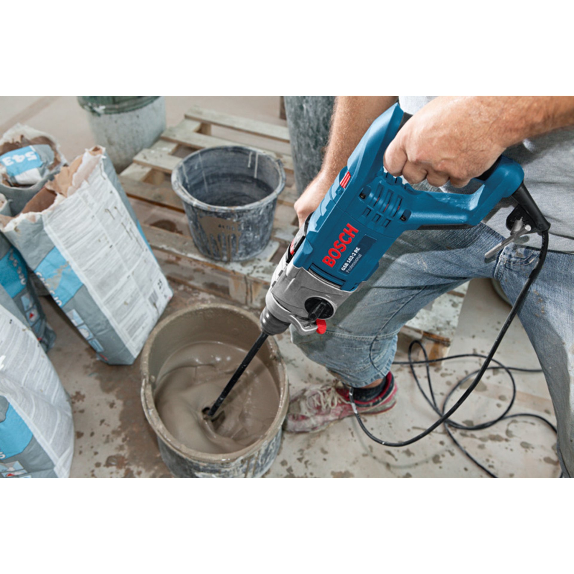 Schlagbohrmaschine GSB 162-2 RE im Handwerkerkoffer