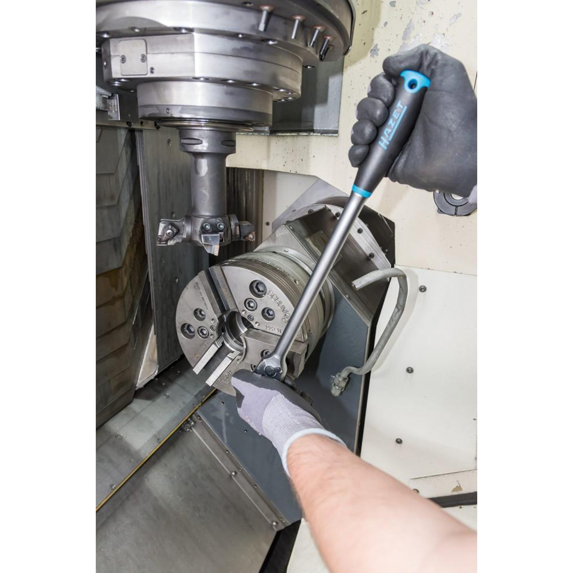 Hebel-Umschaltknarre 1/2"90Zähne 415mm 916HPL Hazet