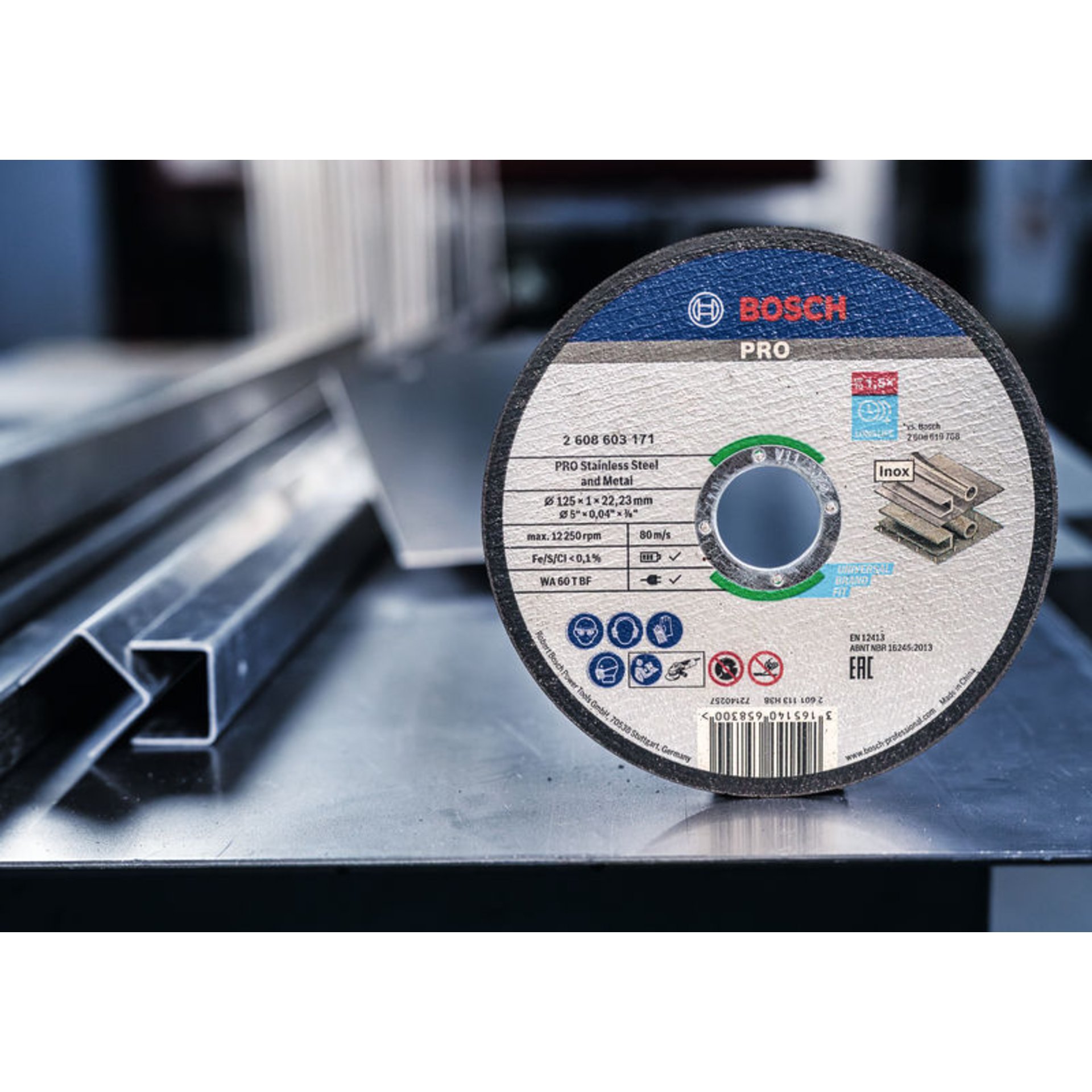 PRO Stainless Steel and Metal Trennscheibe, 115 x 1 x 22.23 mm, gerade, oSa