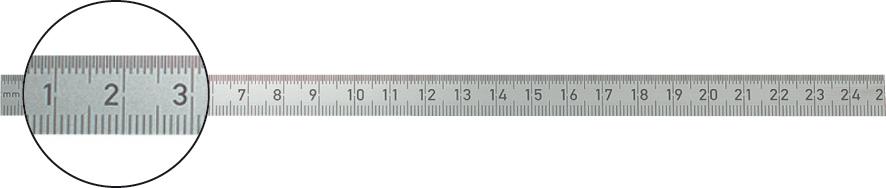 Format Biegsamer Stahlmassstab 150x13x0,5 mm rostfrei Format Biegsamer Stahlmassstab 150x13x0,5 mm rostfrei