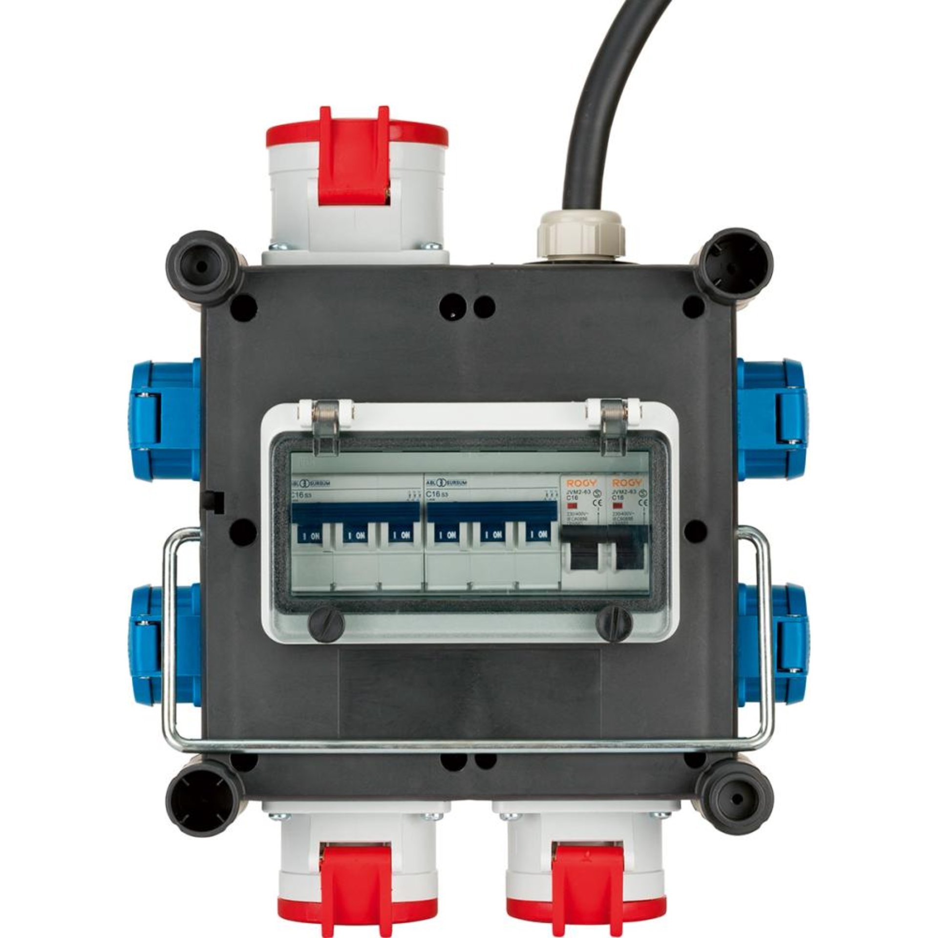 Kleinstromverteiler 32A H07RN-F5G4 2m CEE 3xCEE 400V + 4x230V Brennenstuhl