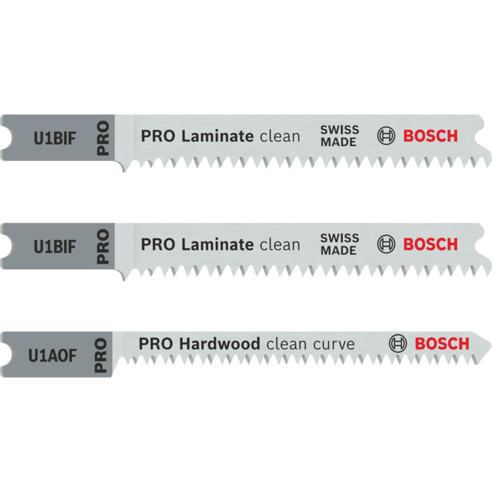 PRO Laminate Set, U-Schaft, 3-tlg.