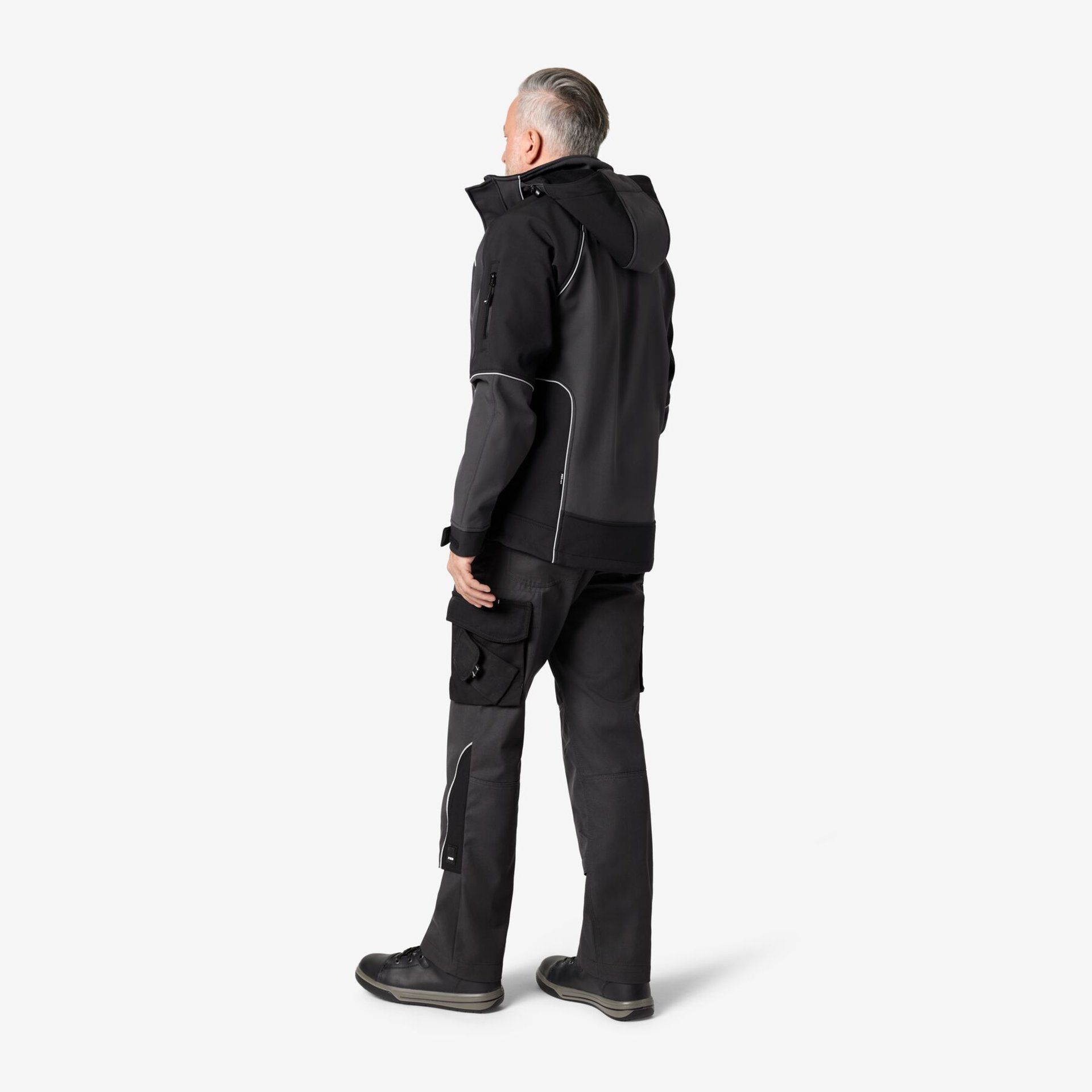 WALTER Softshell-Jacke anthrazit-schwarz 4XL