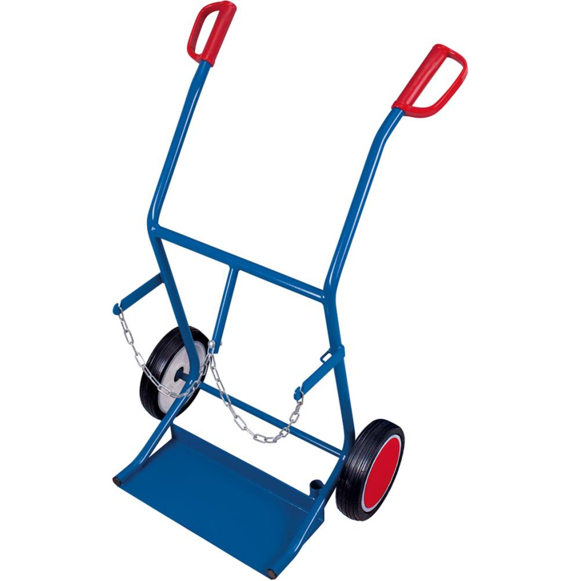Stahlflaschenkarre 100 kg2x20 l Gummiräder VarioFit