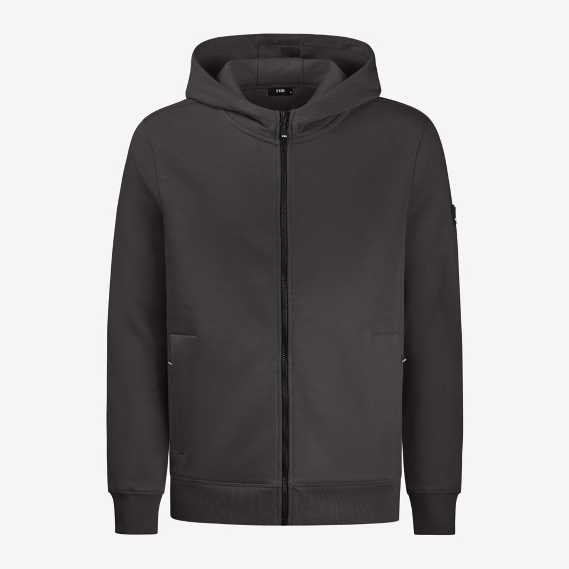 QUENTIN Hoodie-Jacke unisex anthrazit 2XL