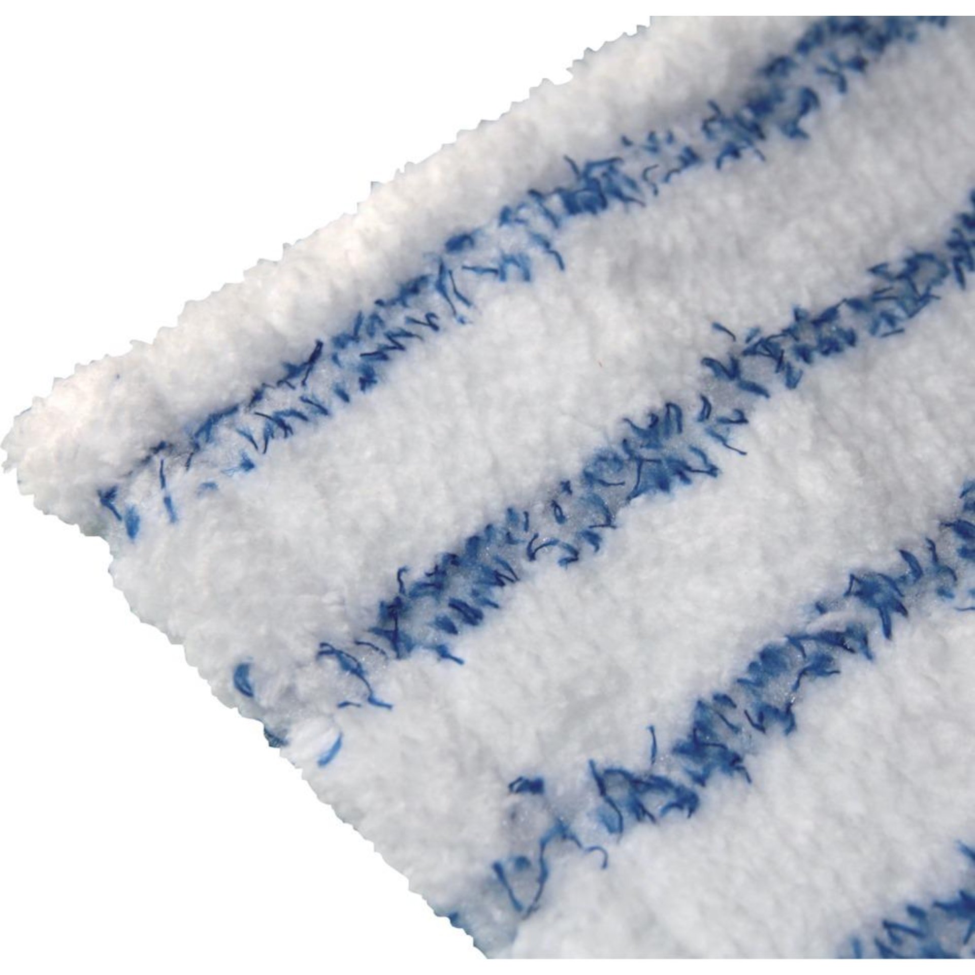 Premium-Mikrofasermopp 40cm, weiß-blau