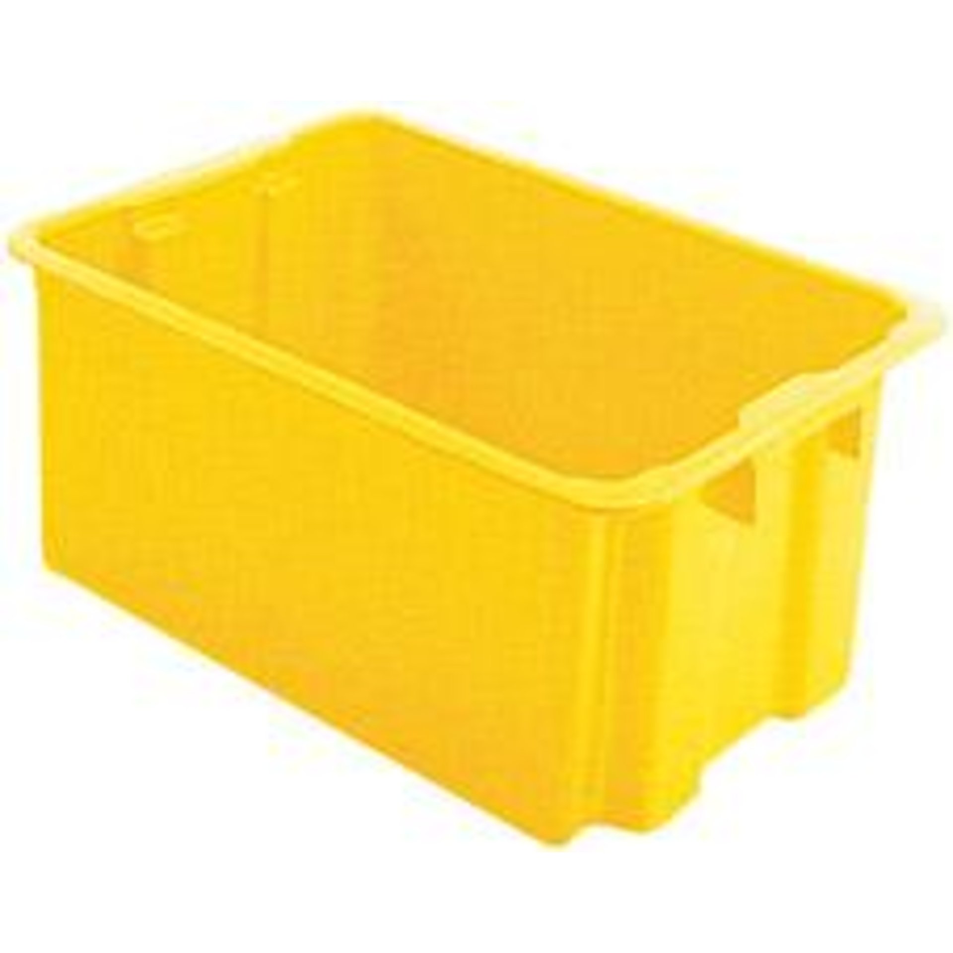 Drehstapelbehälter 60 l B650xT450xH280 mm gelb LA-KA-PE