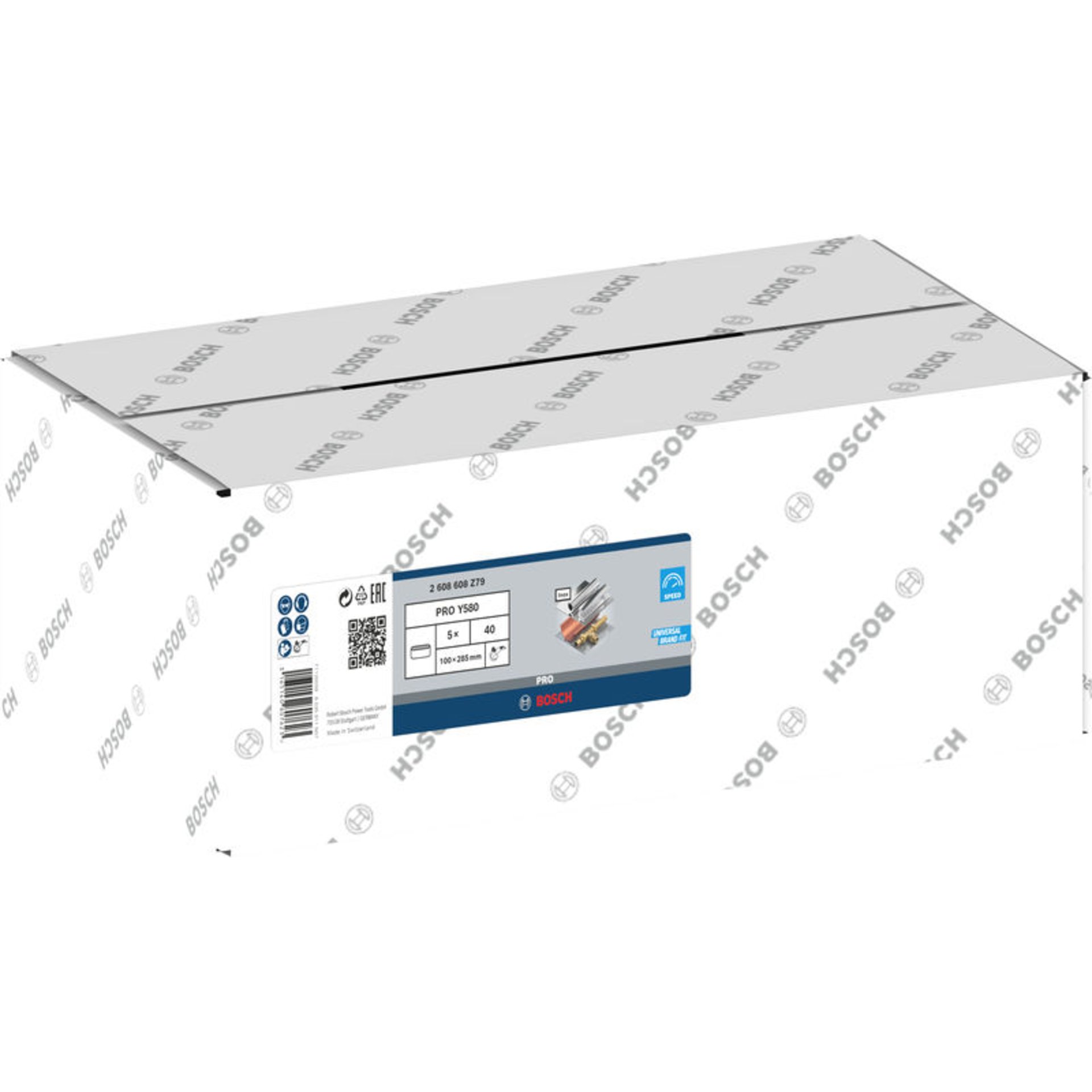 PRO Y580 Schleifband, 100 x 285 mm, 90 mm, G40, 5-tlg.