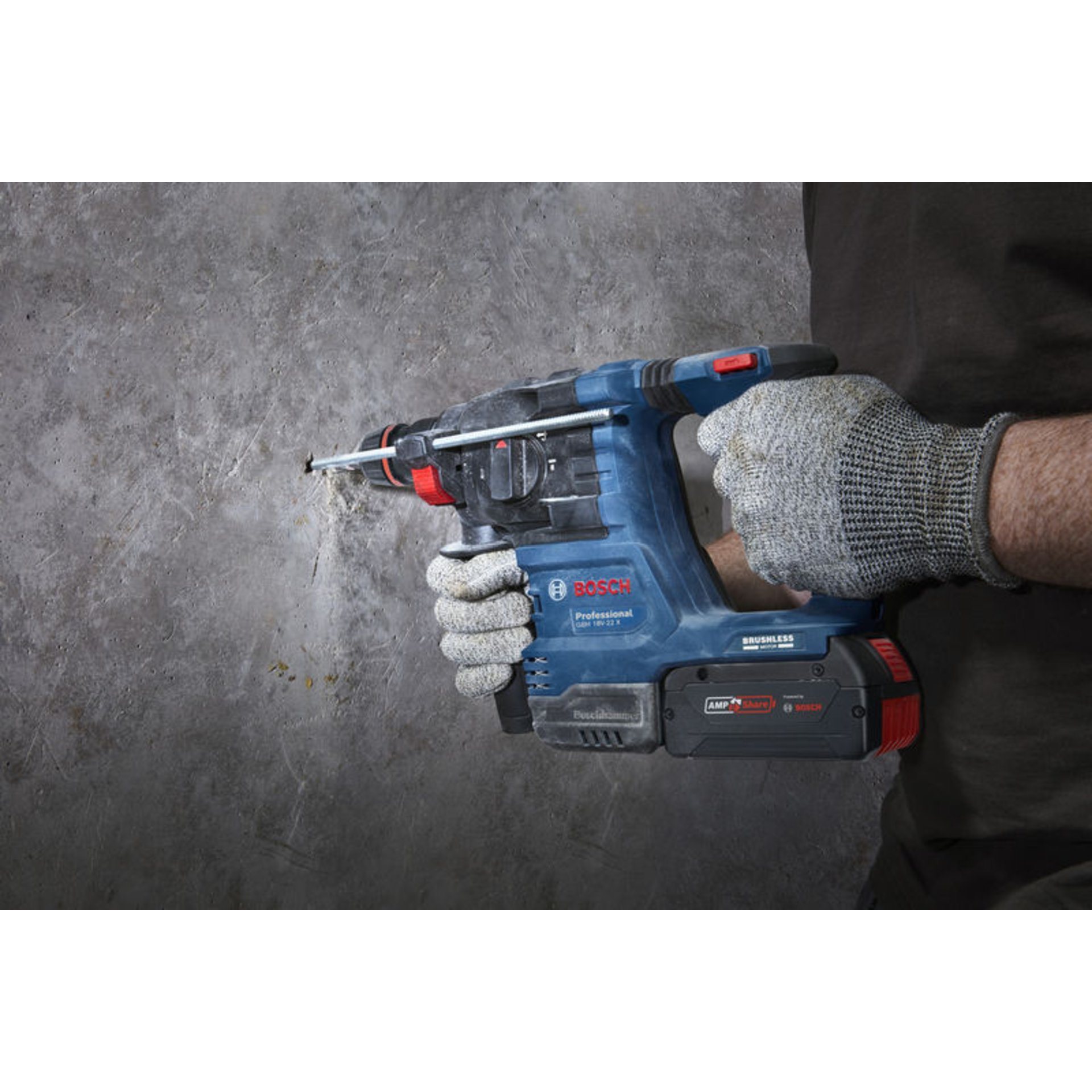 Akku-Bohrhammer mit ONECHUCK GBH 18V-22 X