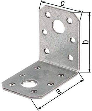 GAH Alberts 105x105x90x3mm, sendzimirverzinkt GAH Alberts 105x105x90x3mm, sendzimirverzinkt