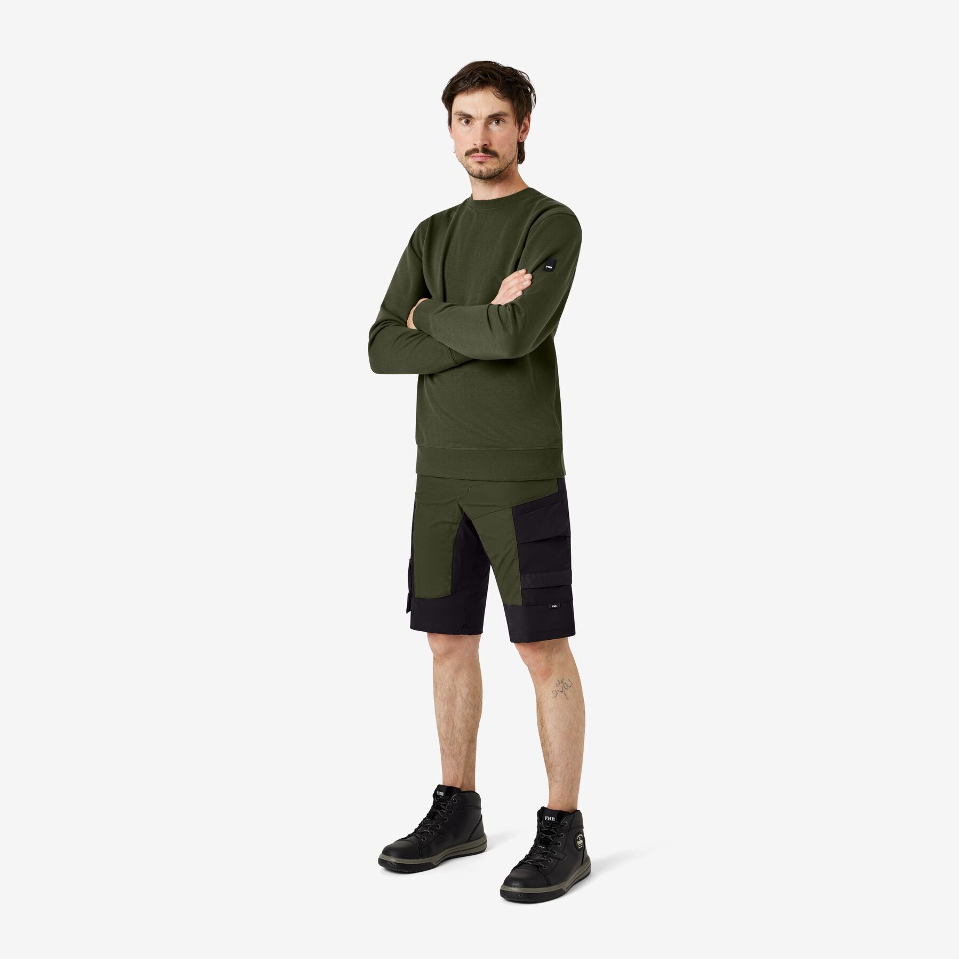 PIET Sweatshirt unisex oliv 4XL