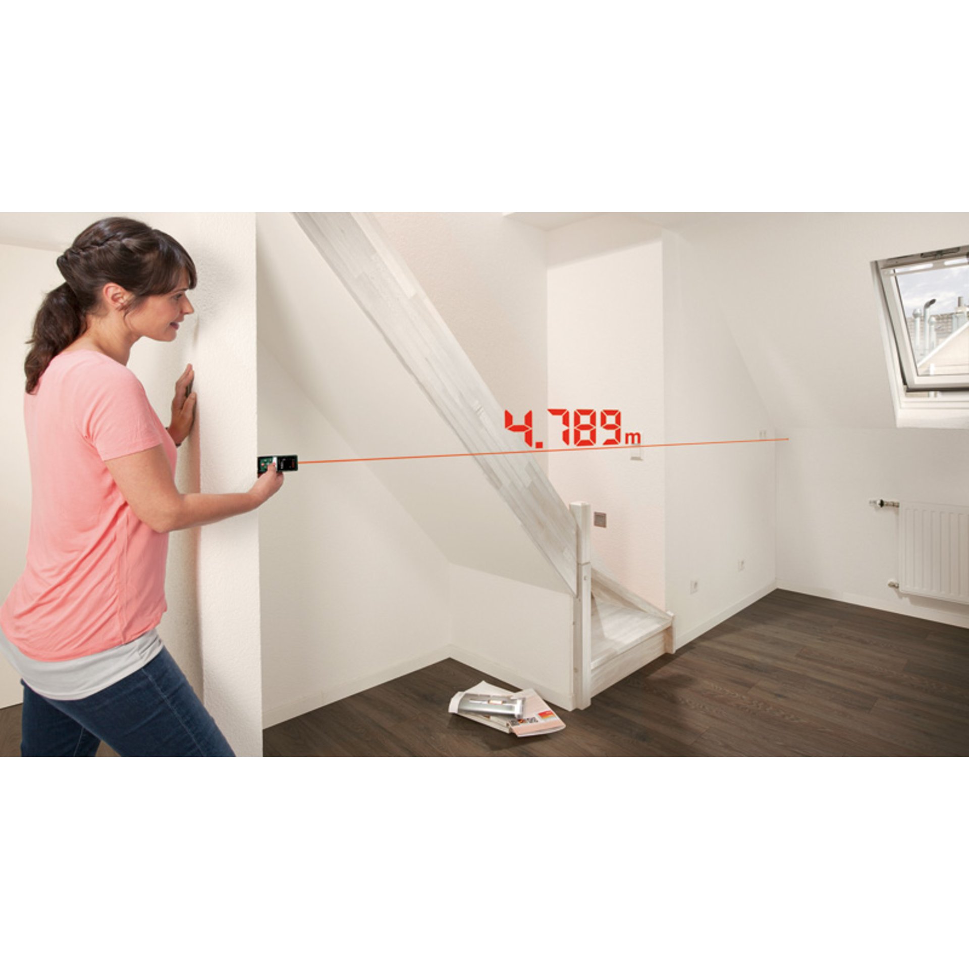 Digitaler Laser-Entfernungsmesser UniversalDistance 50C, eCommerce-Karton