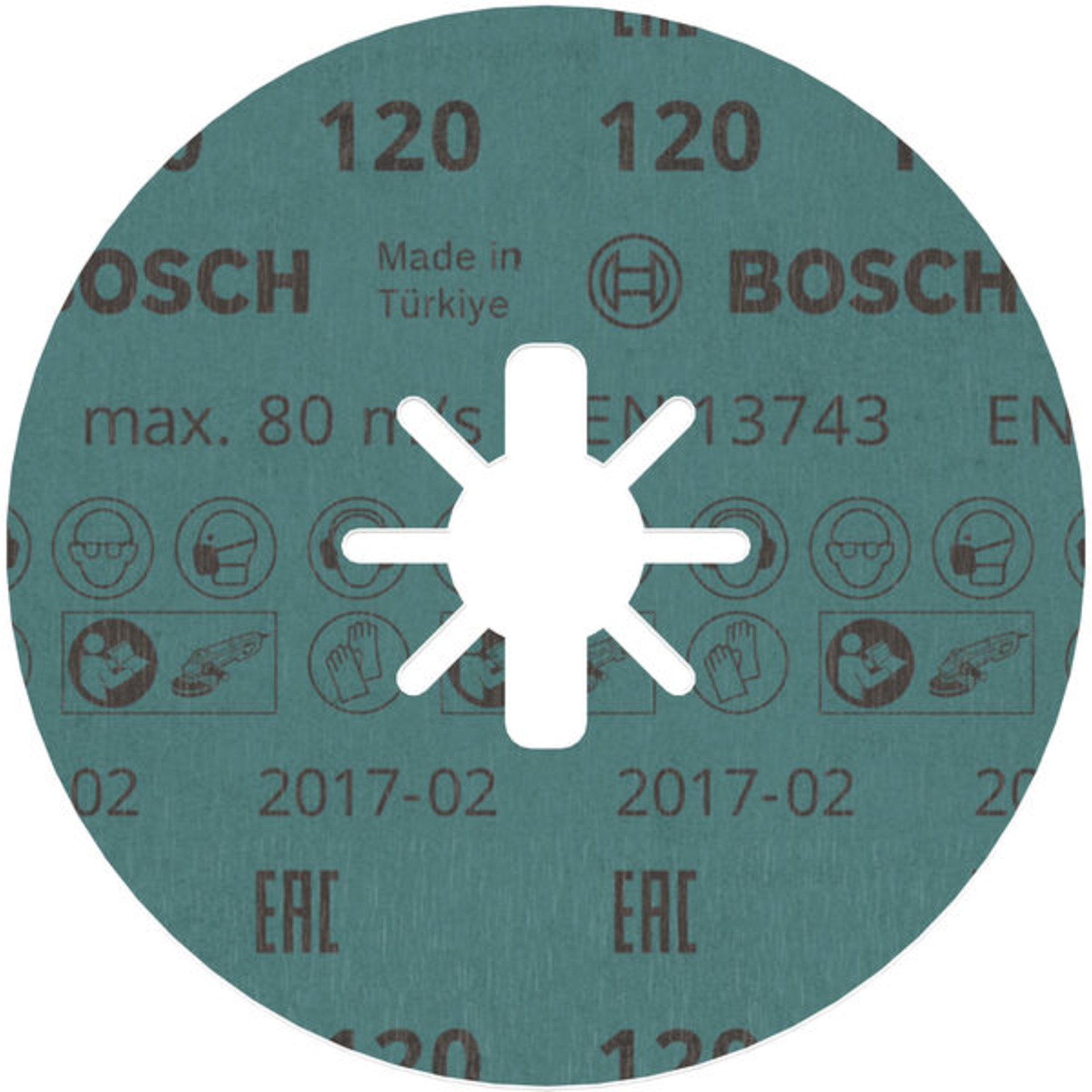 PRO R780 X-Lock Fiberscheibe, 125 mm, K120