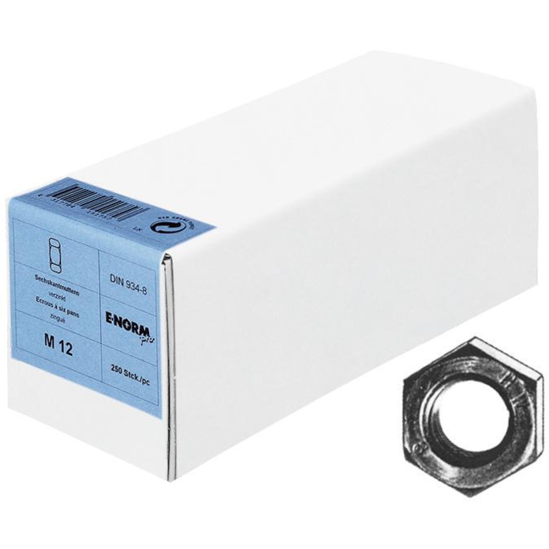 DIN 934 8 galZn M4 KP E-NORMpro