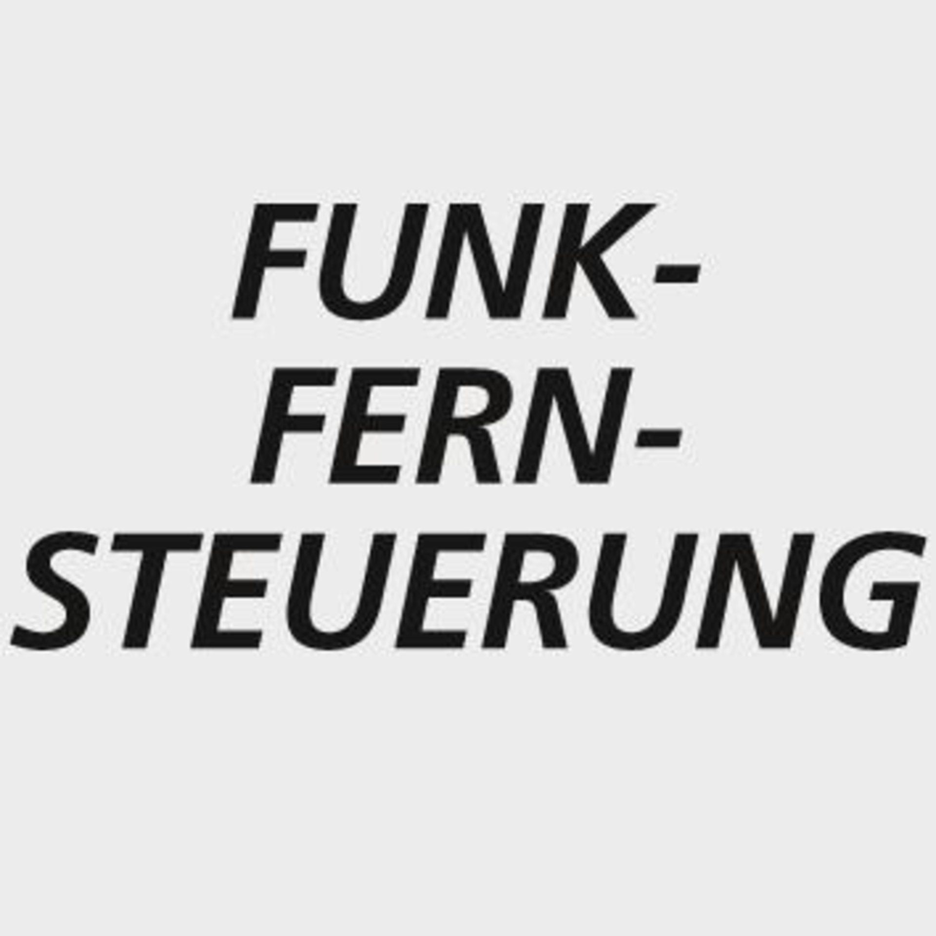 Funkfernsteuerung für Elektrokettenzug