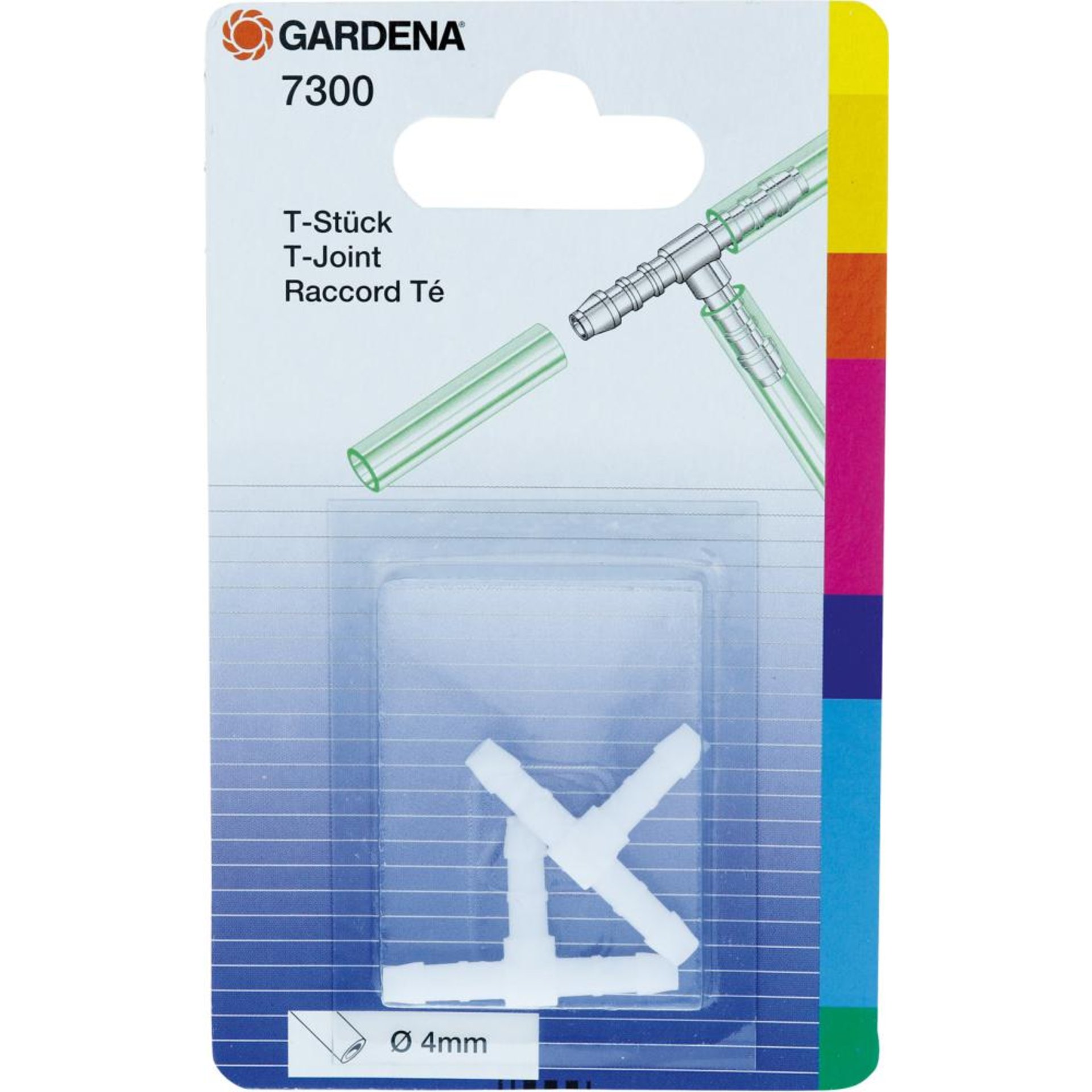 T-Stück für 4 mm-Schlauch2 Stück Gardena Gardena