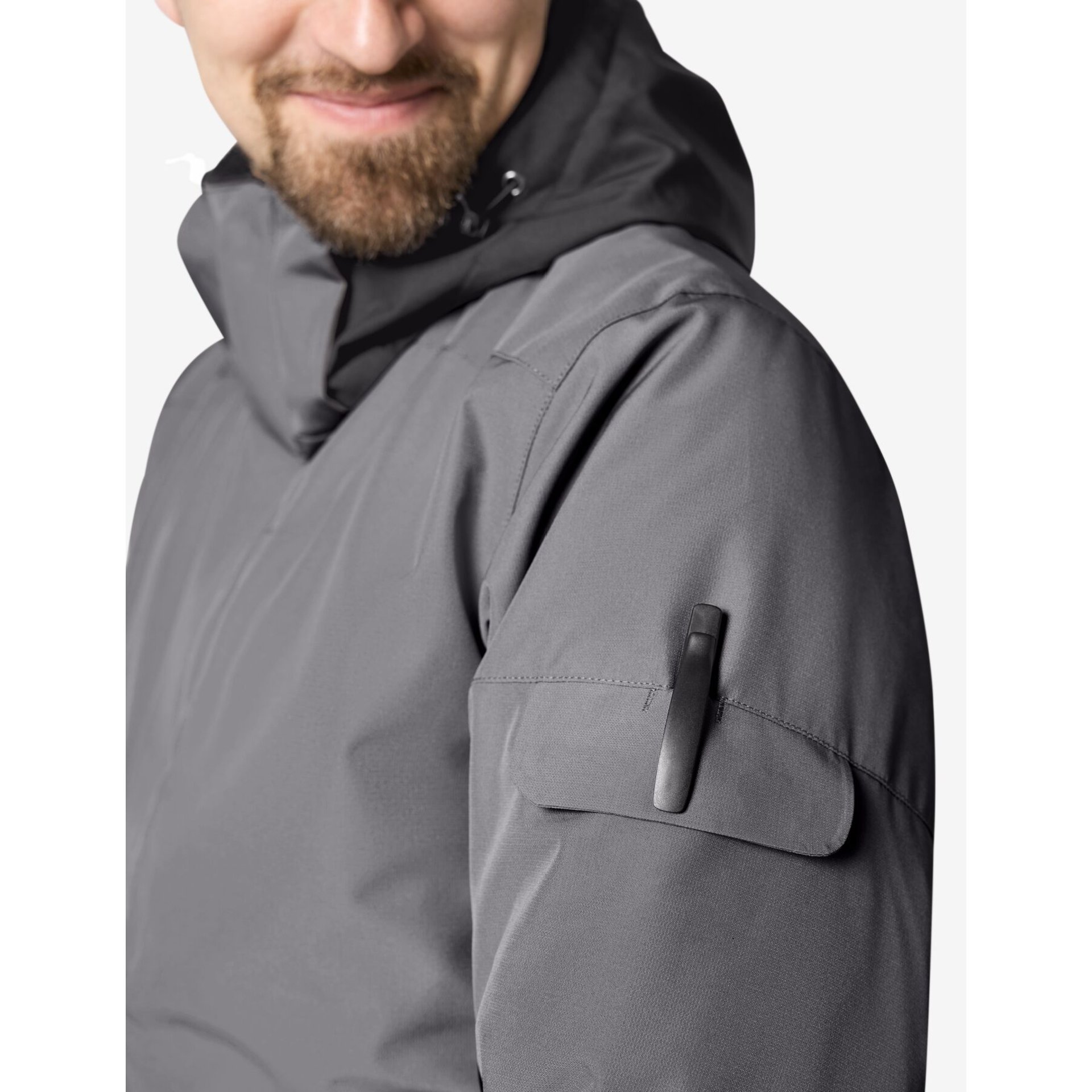 GEORG Arbeitsjacke Primaloft grau-schwarz L