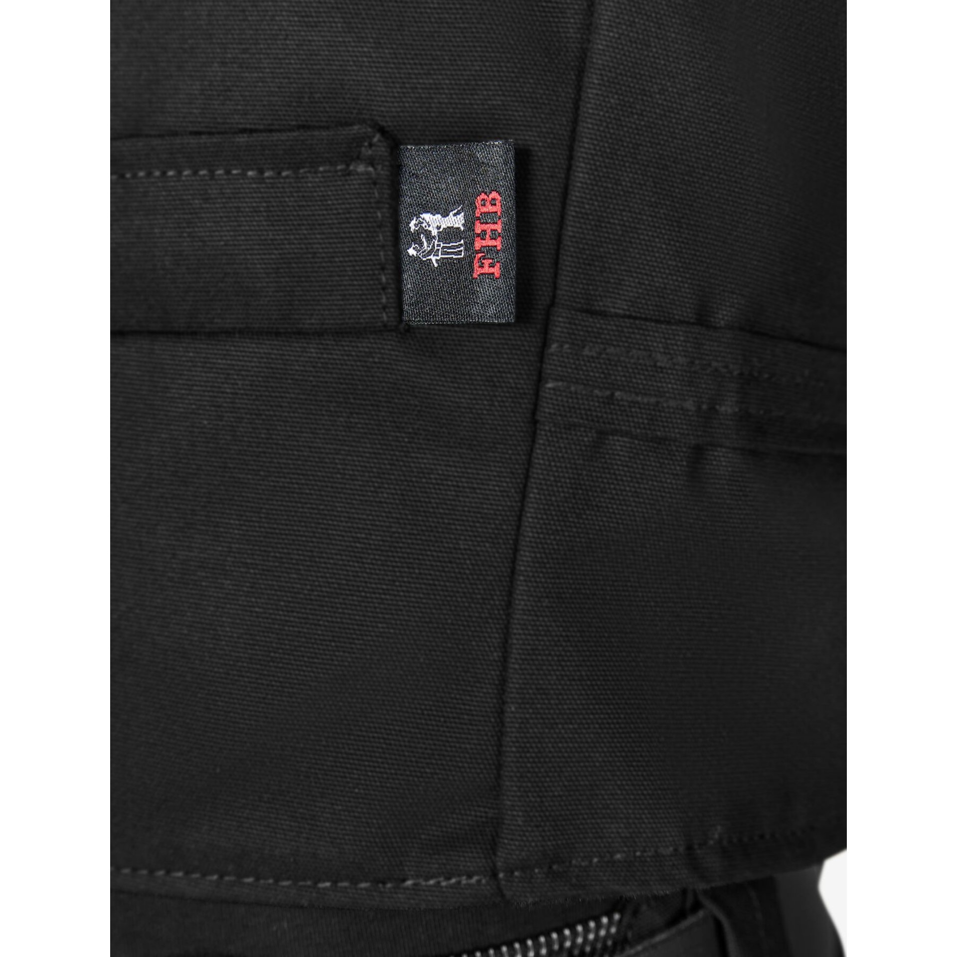 HANNES Zunftweste aus Canvas schwarz 88