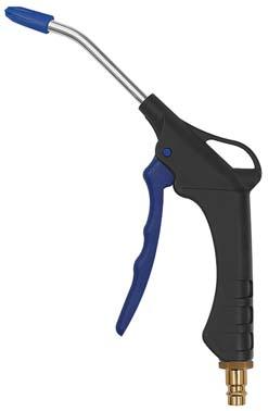 Riegler Ausblaspistole Kunststoffmit Verlängerung Geräuschdämpferdüse und Stecker 7,2