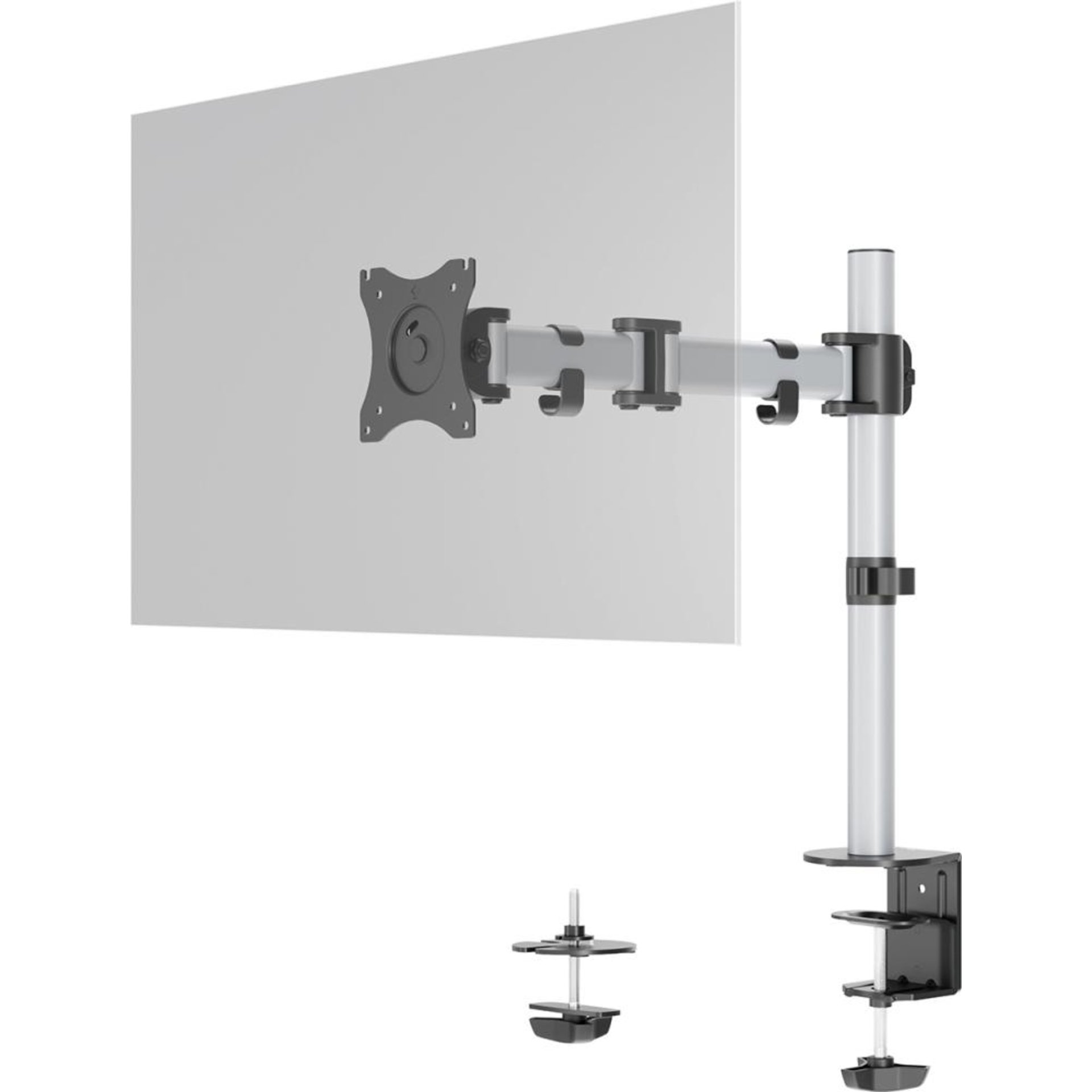 Monitor Halterung SELECT 1 Monitor bis 27" 8 kg Tischklemme