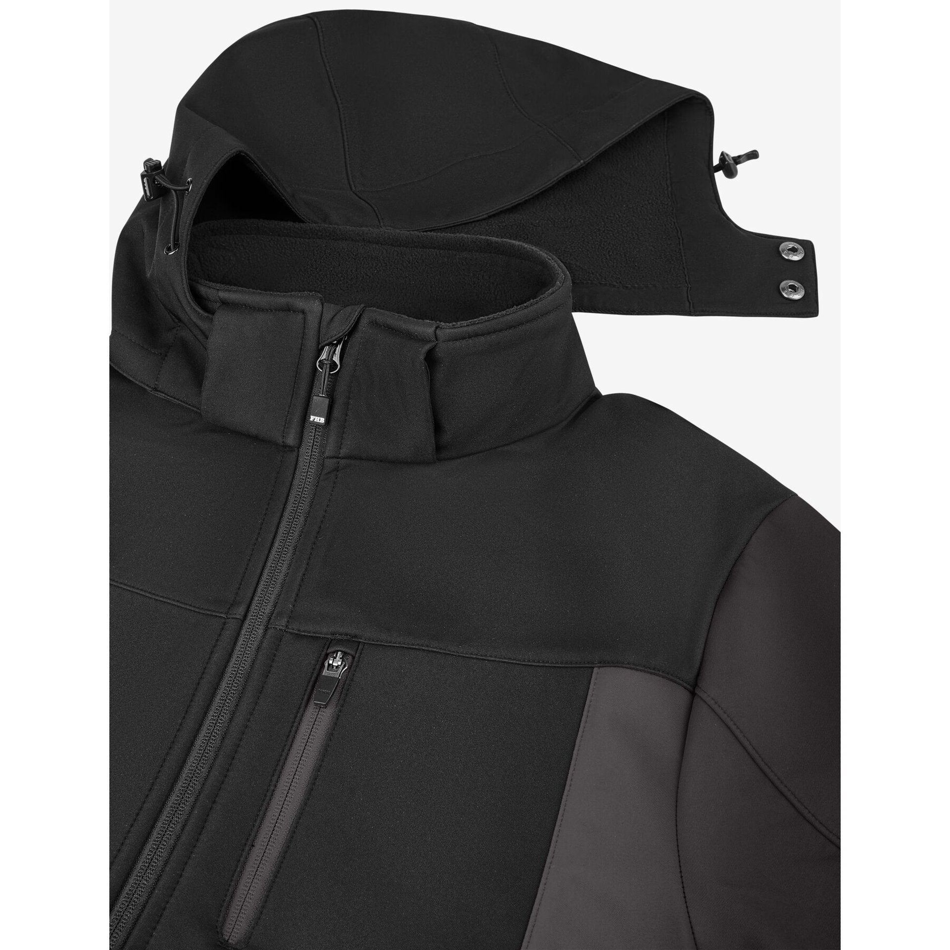 JANNIK Softshell-Jacke anthrazit-schwarz XS