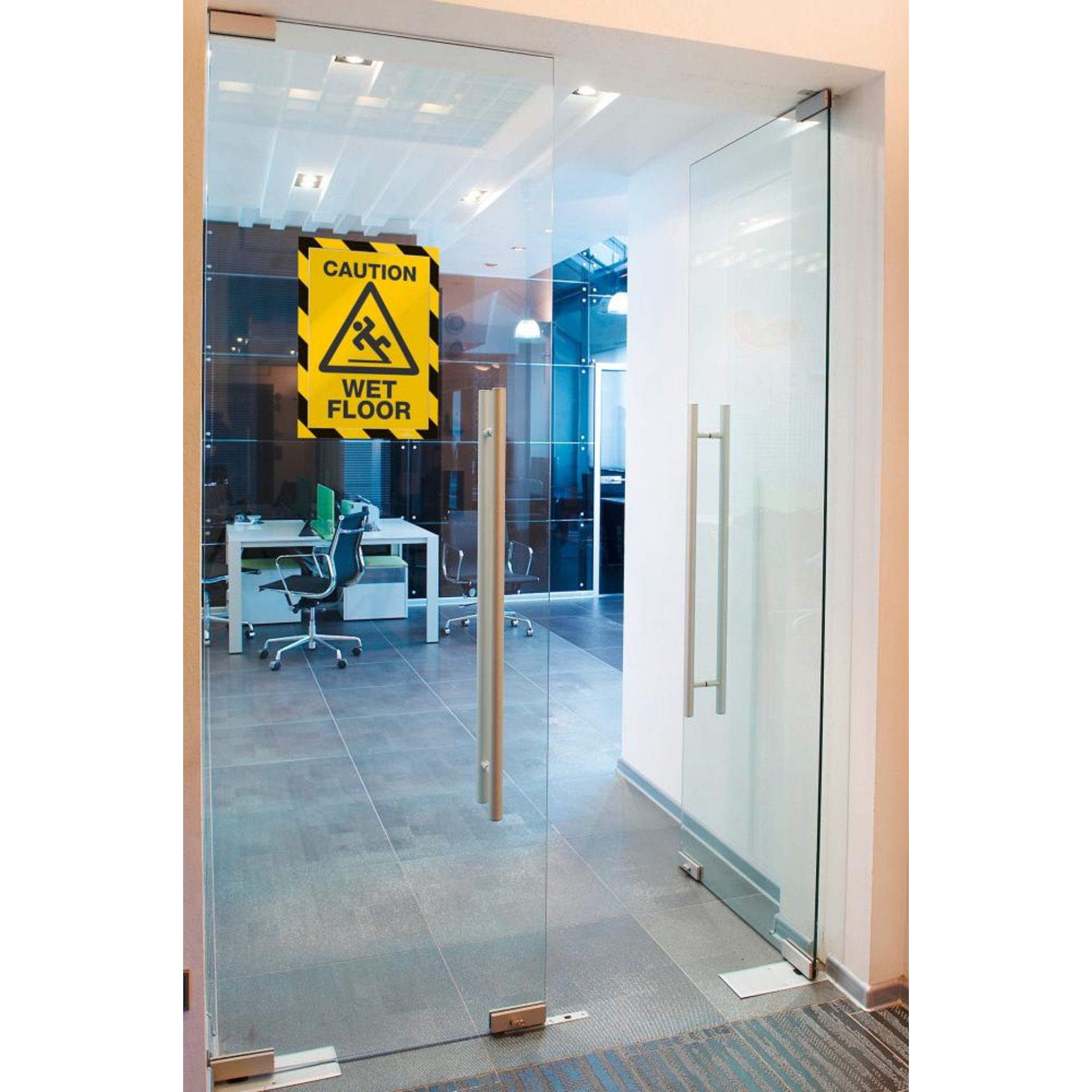 Magnetrahmen SECURITY A4 DURAFRAME gelb/schwarz
