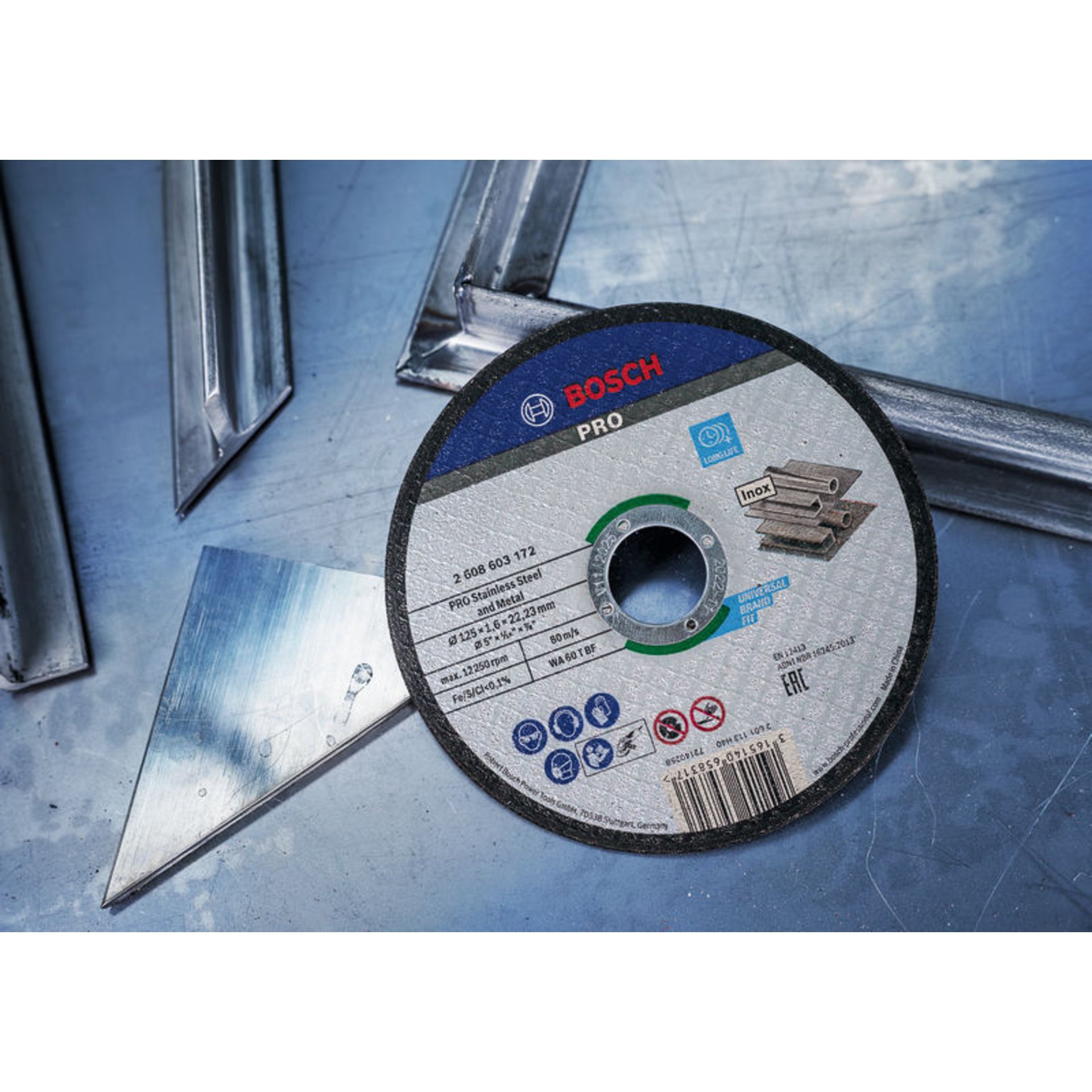 PRO Stainless Steel and Metal Trennscheibe, 115 x 1.6 x 22.23 mm