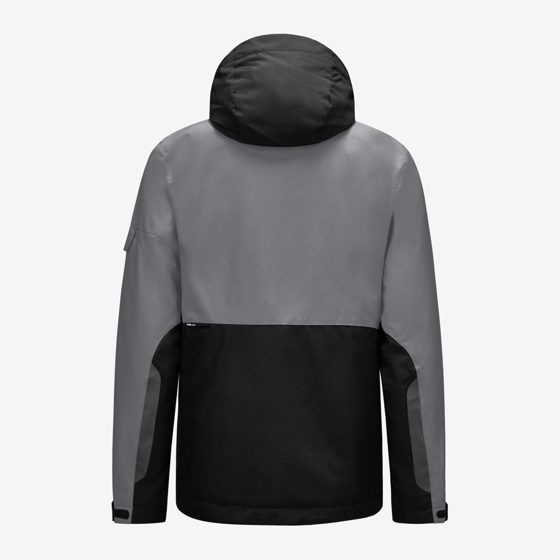GEORG Arbeitsjacke Primaloft grau-schwarz L