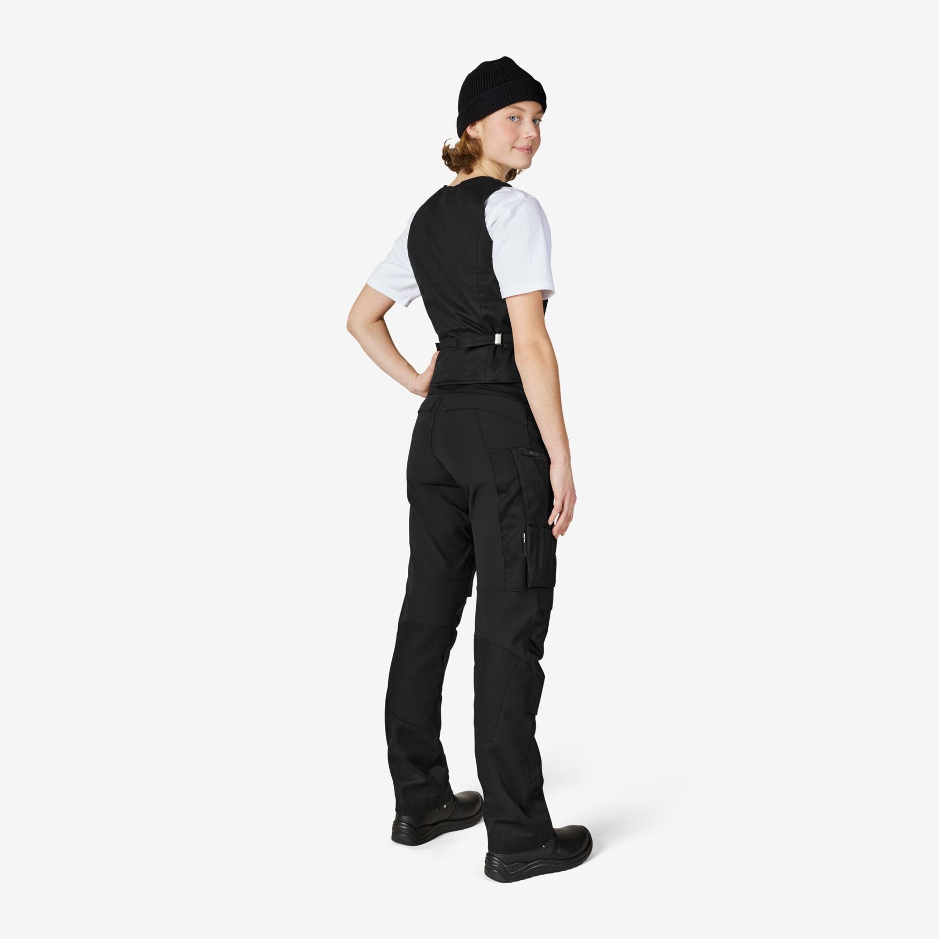 HERDIS Zunftweste aus Canvas Damen schwarz 46