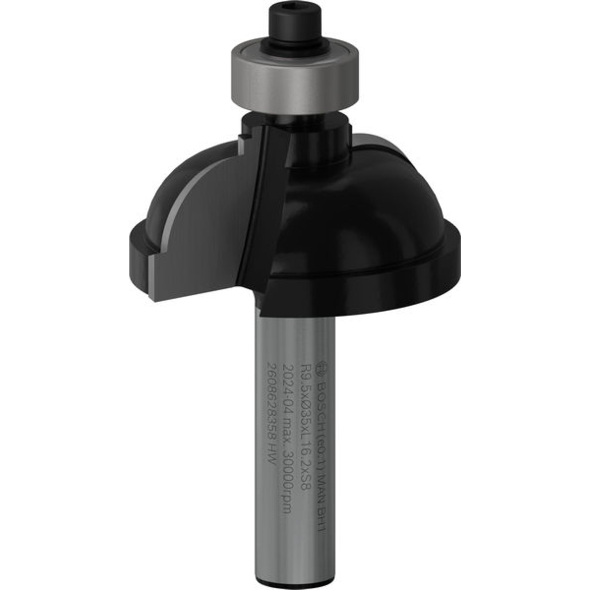 PRO Profilfräser klassisch, R 9,5, Schaft 8 mm
