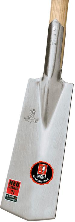 Ideal Spaten Spieker Form Gr. 2 T-Stiel Trittschutz