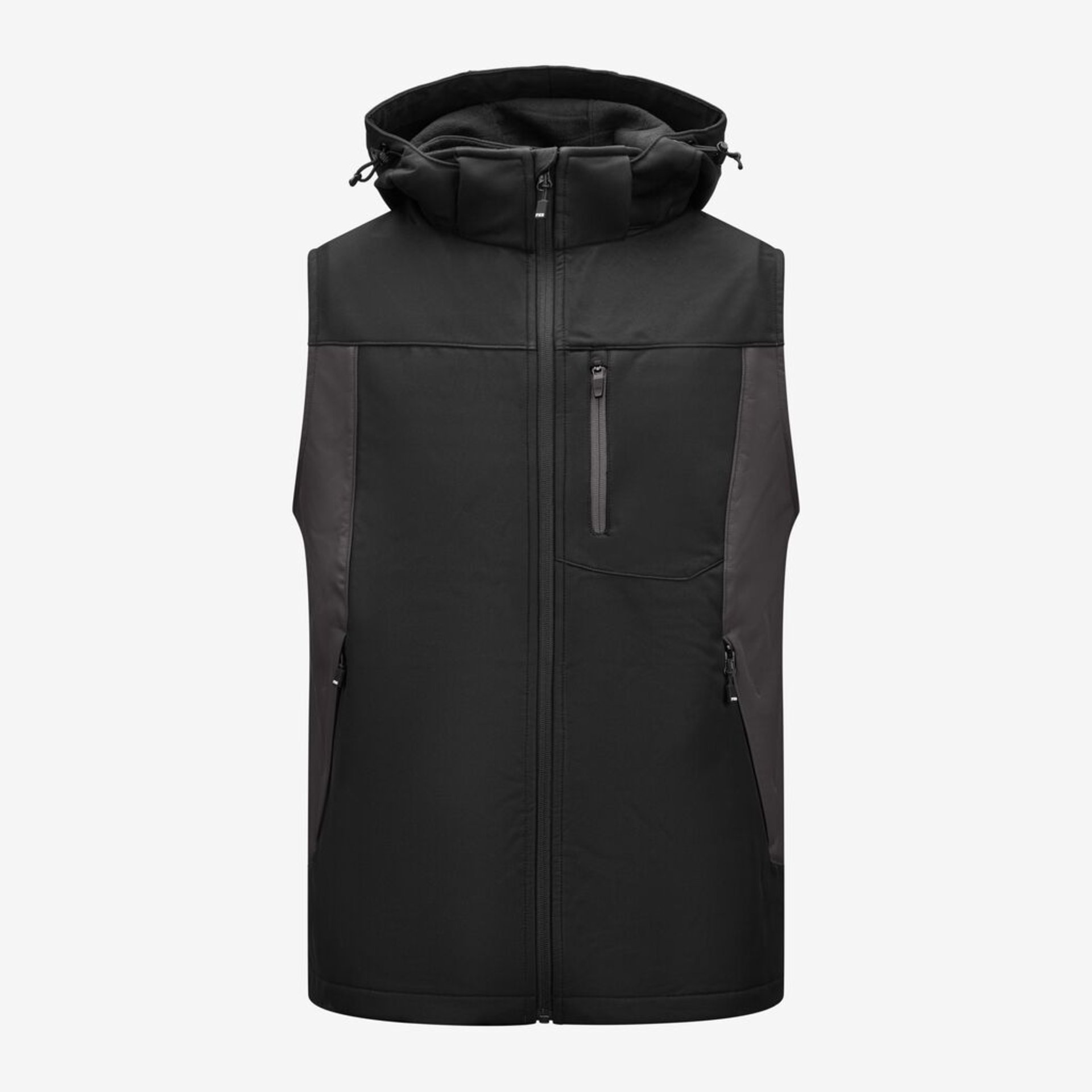 JUSTUS Softshell Weste anthrazit-schwarz 2XL