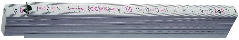 Stabila Holz-Gliedermaßstab GEO 2m x 16mm Stabila Holz-Gliedermaßstab GEO 2m x 16mm