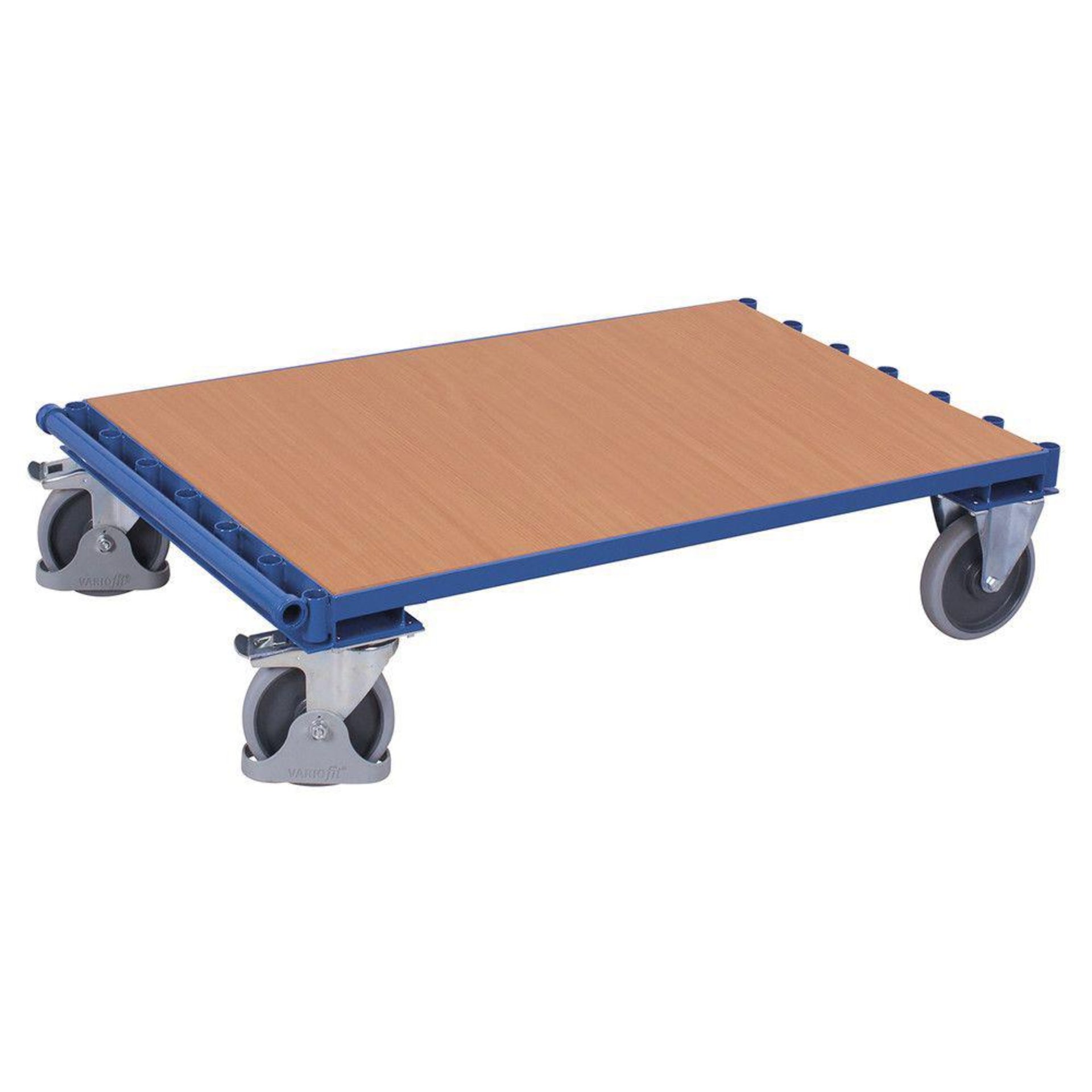 Plattenwagen mit Holzplattform