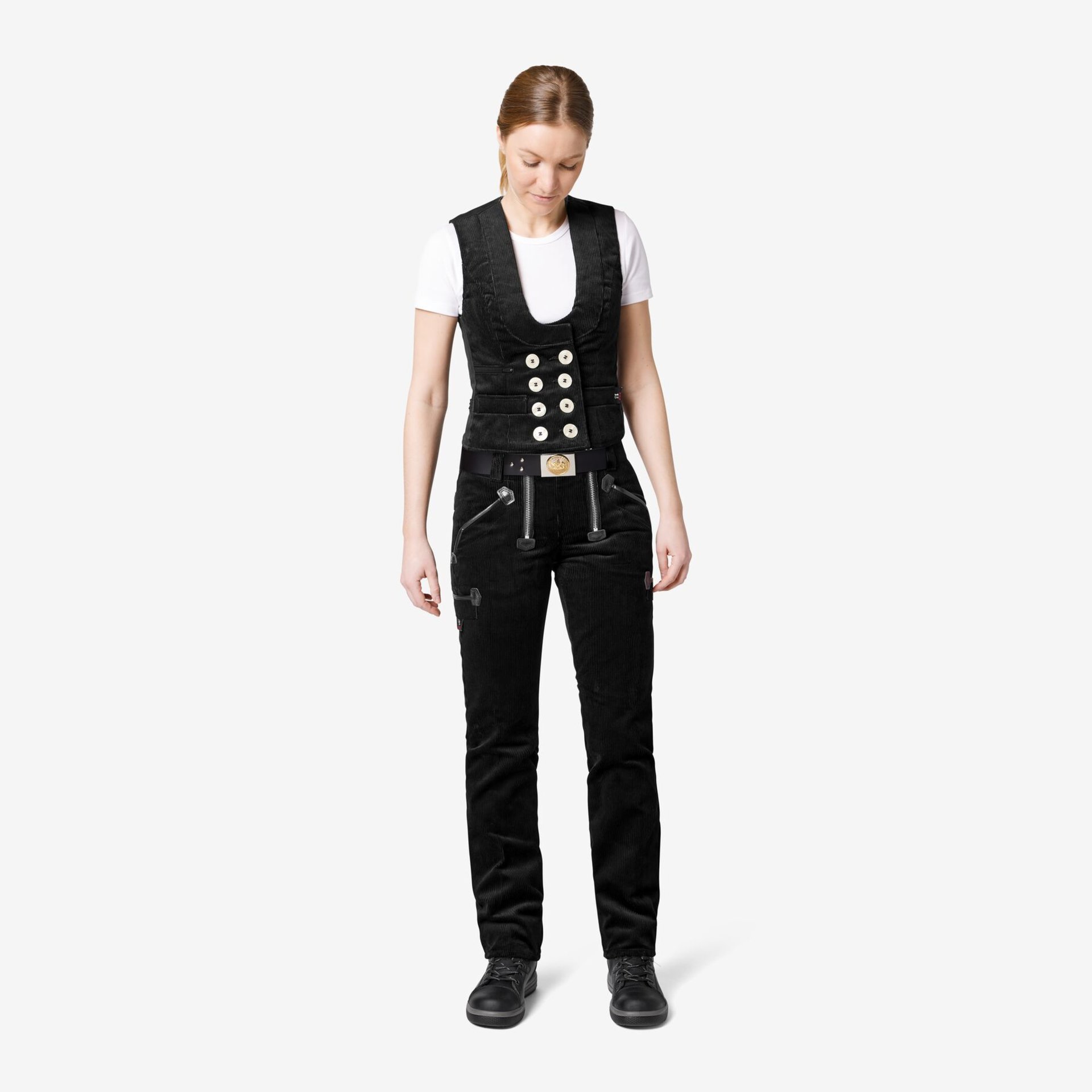 GRETA Zunfthose Genuacord schwarz 44