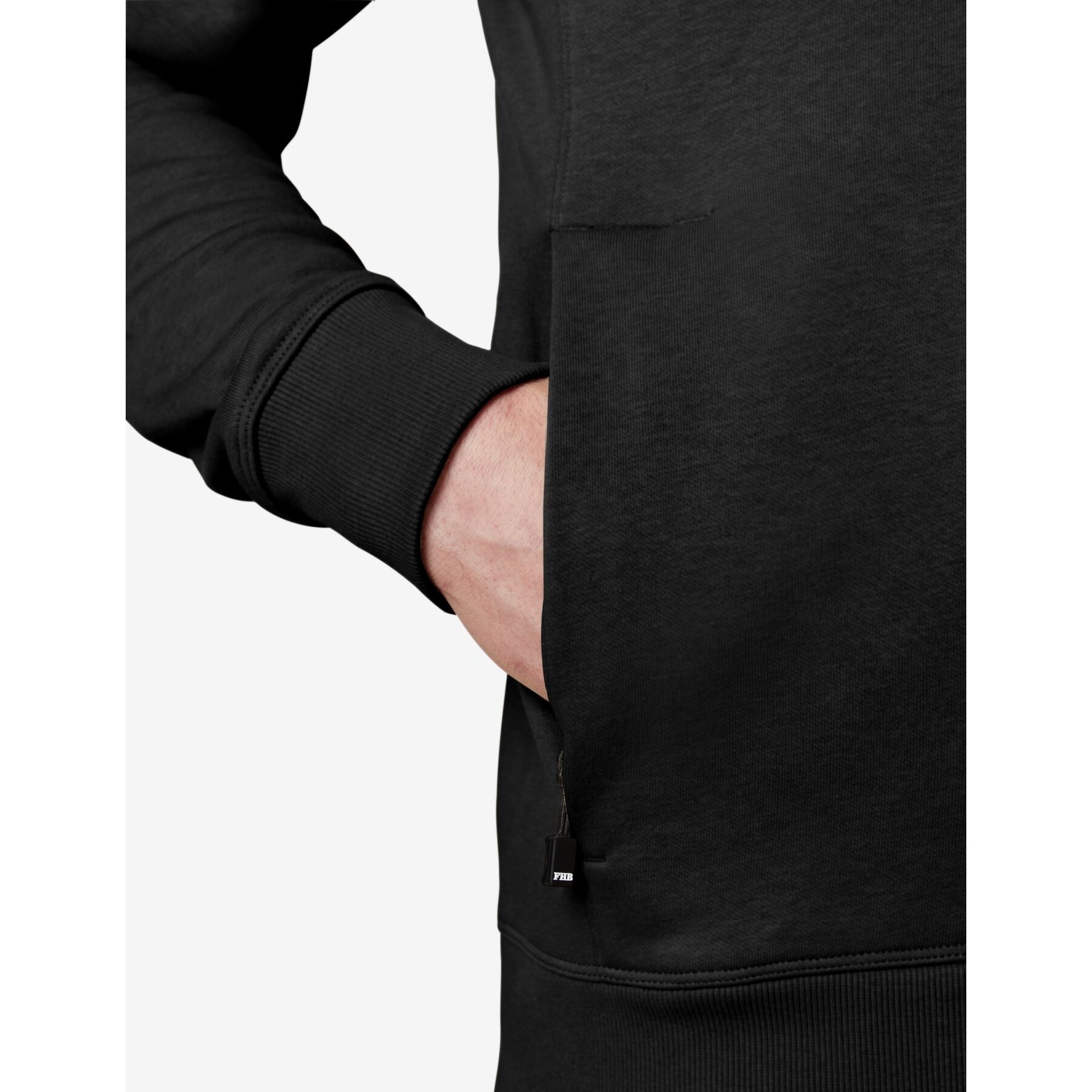 BELLO Hoodie mit FHB-Branding schwarz XS