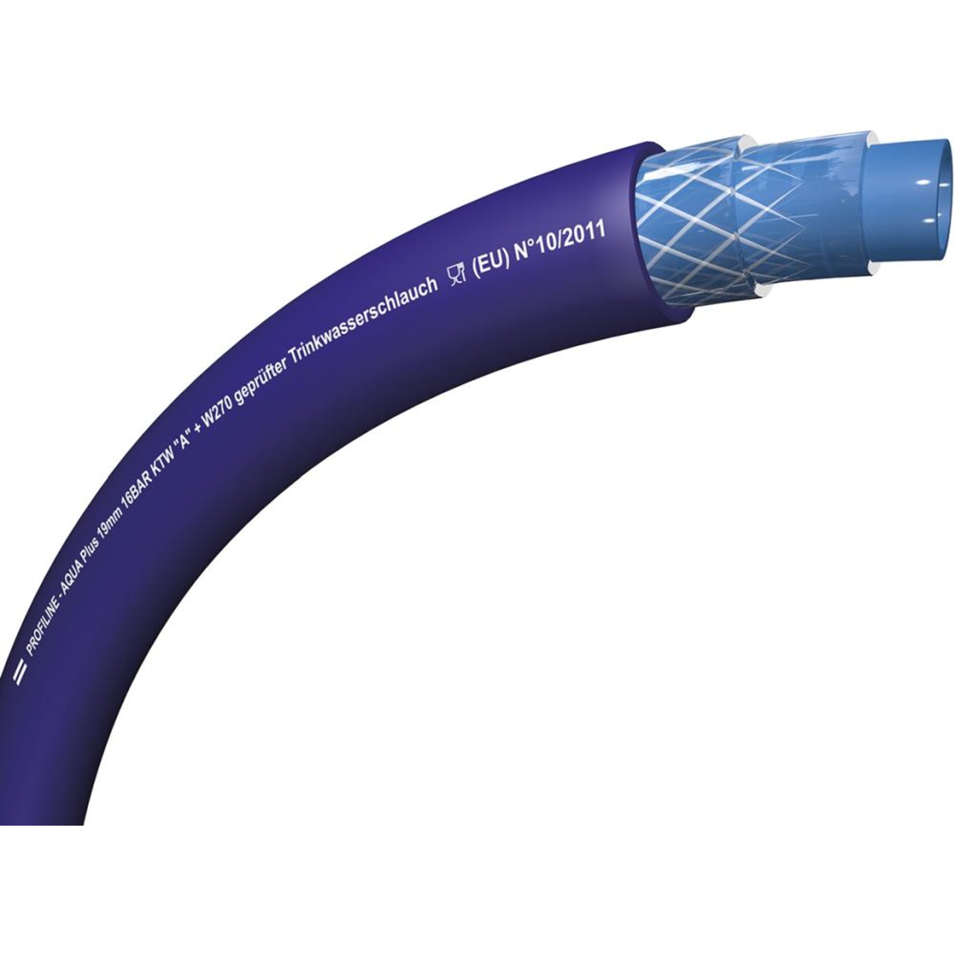 Trinkwasserschlauch Profiline-AQUA-Plus 13x3,5 mm, 50m Tricoflex