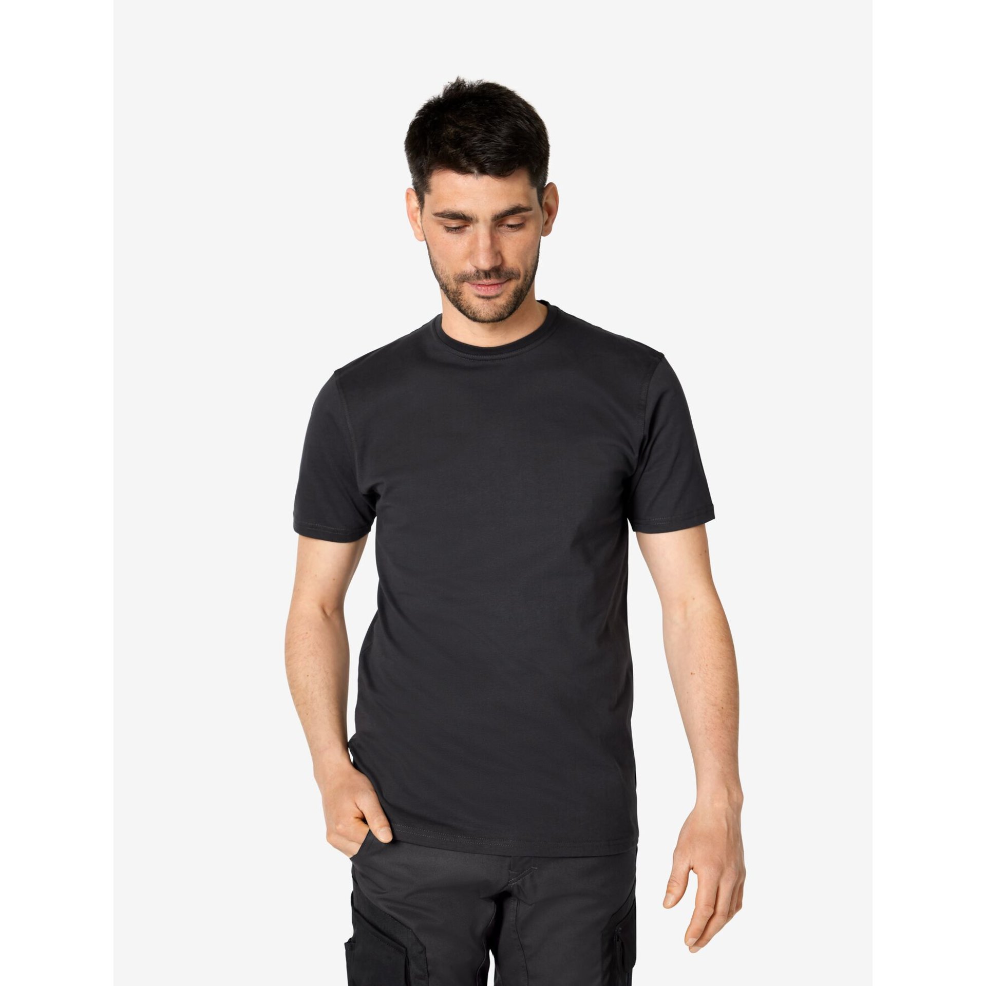 JENS T-Shirt Rundhals anthrazit Gr. 2XL