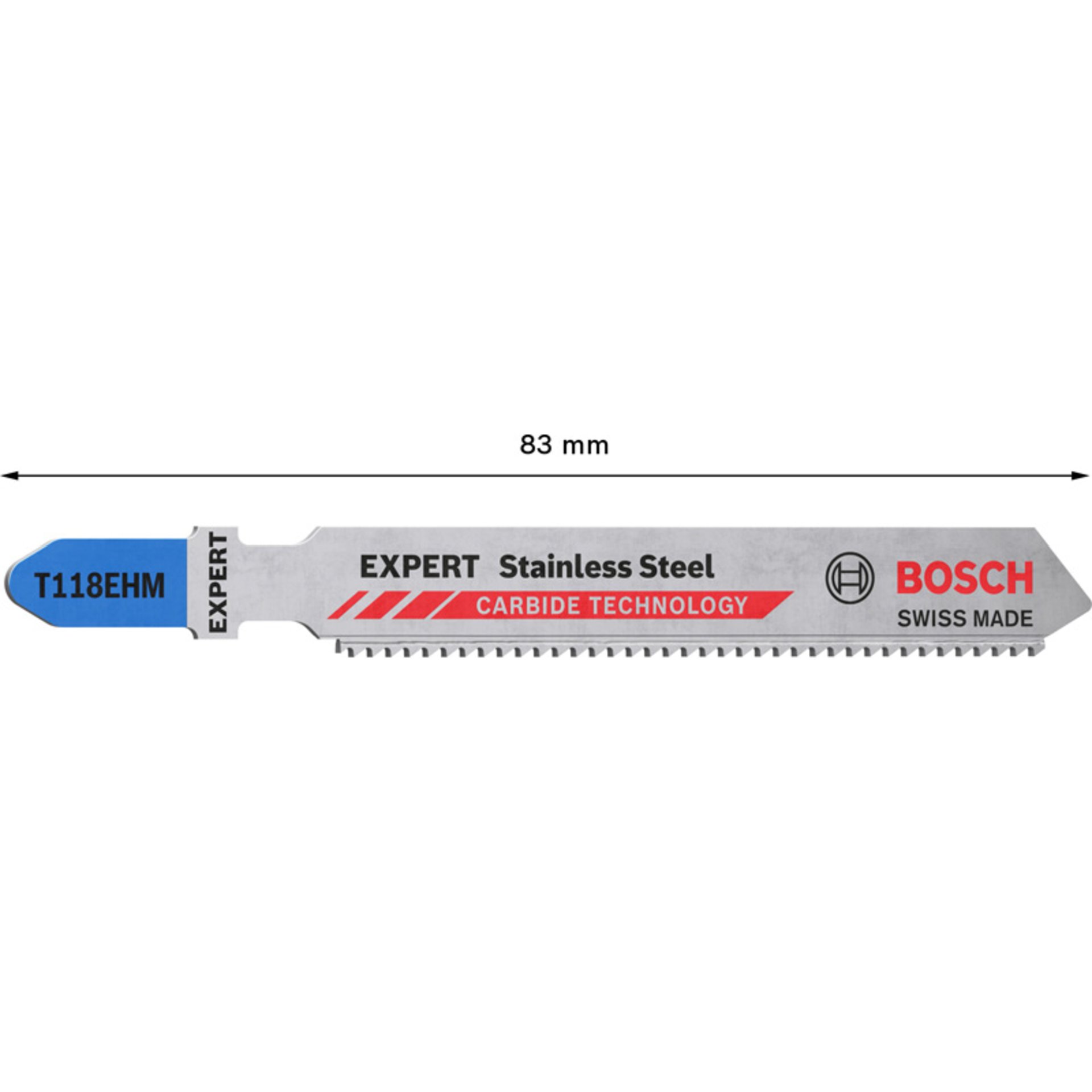 EXPERT ‘Stainless Steel’ T 118 EHM Stichsägeblatt, 3 Stück