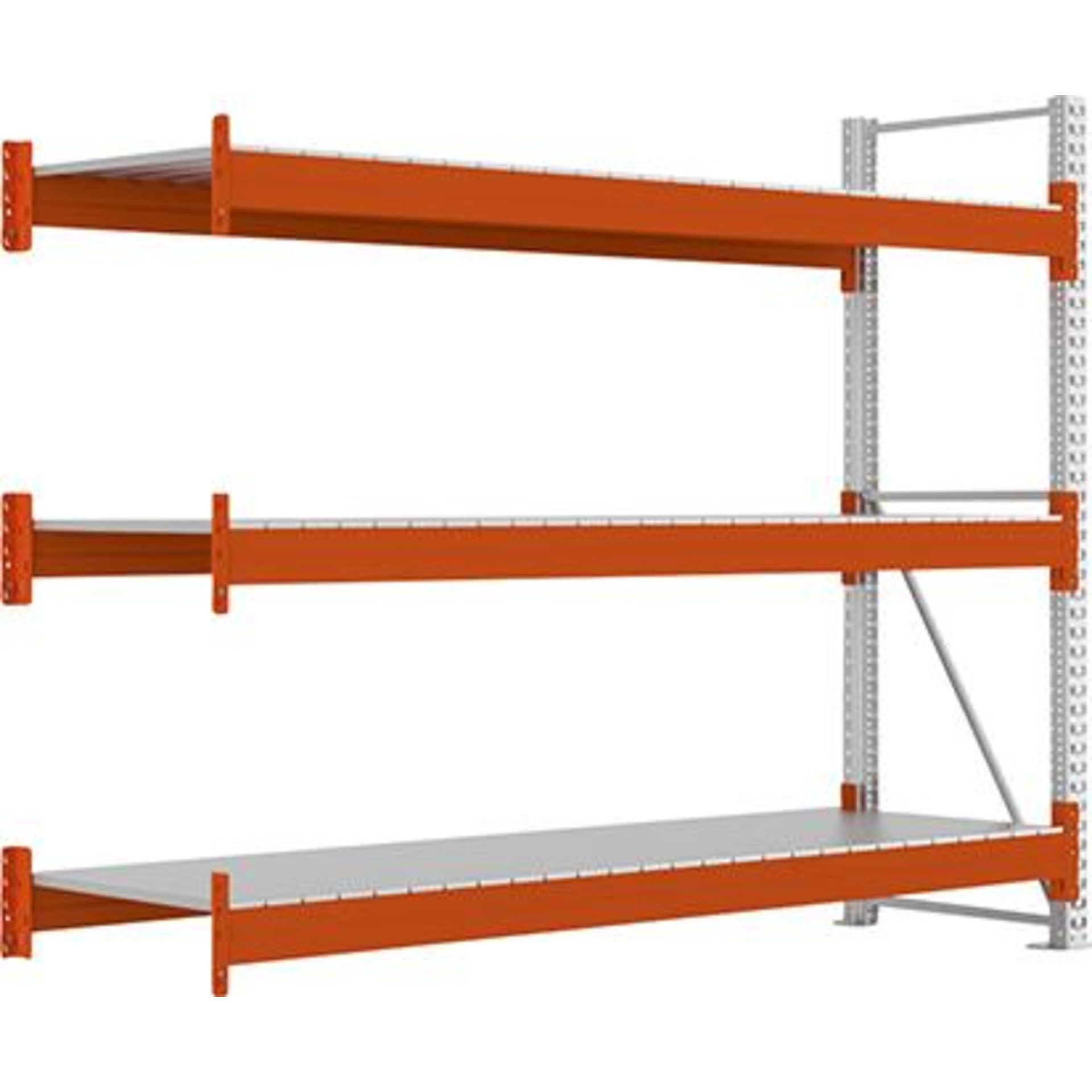 Großfachregal MULTIPAL S B2700xT800xH2200 mm Anbaufeld 3 Böden Fachlast 2400kg META