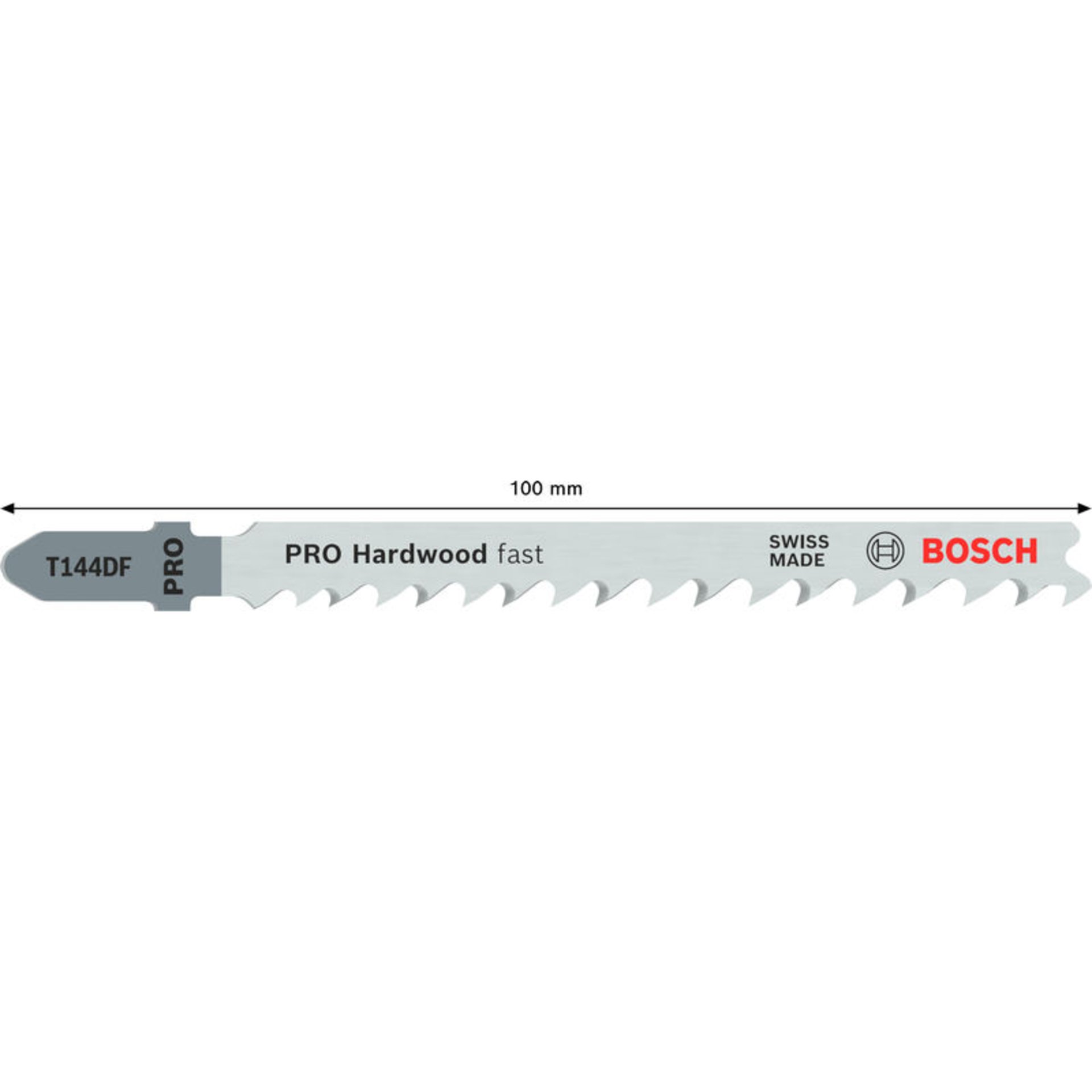 PRO Hardwood fast T144DF Stichsägeblatt, 100 mm, 5-tlg.