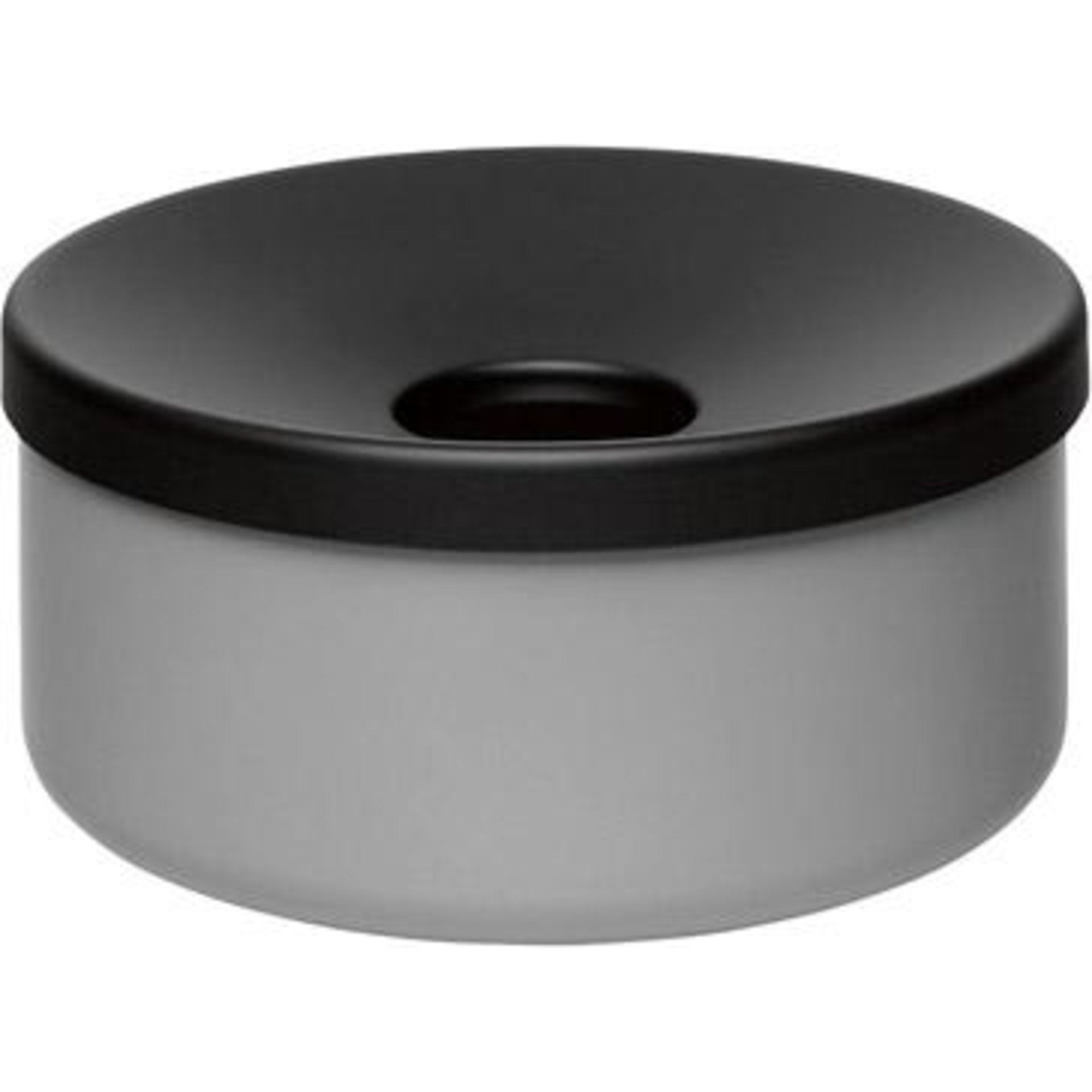 Tischascher silber H 50 mm D 150 mm VAR