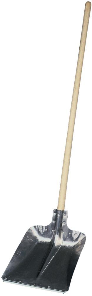 Aluschaufel Gr. 9 mit Kante u. Qualitätsstiel Aluschaufel Gr. 9 mit Kante u. Qualitätsstiel