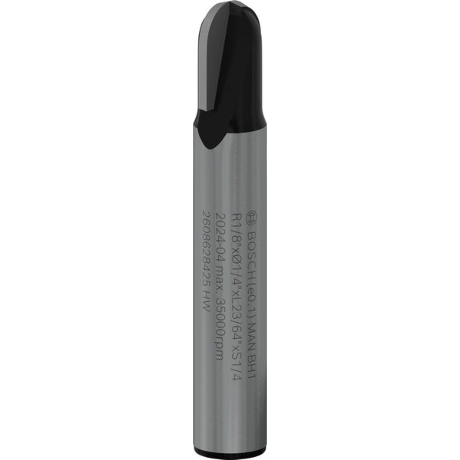 PRO Hohlkehlfräser, R 1/8", Schaft 1/4"