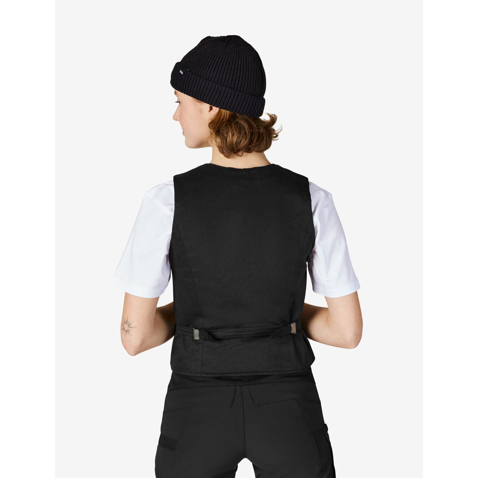 HERDIS Zunftweste aus Canvas Damen schwarz 46
