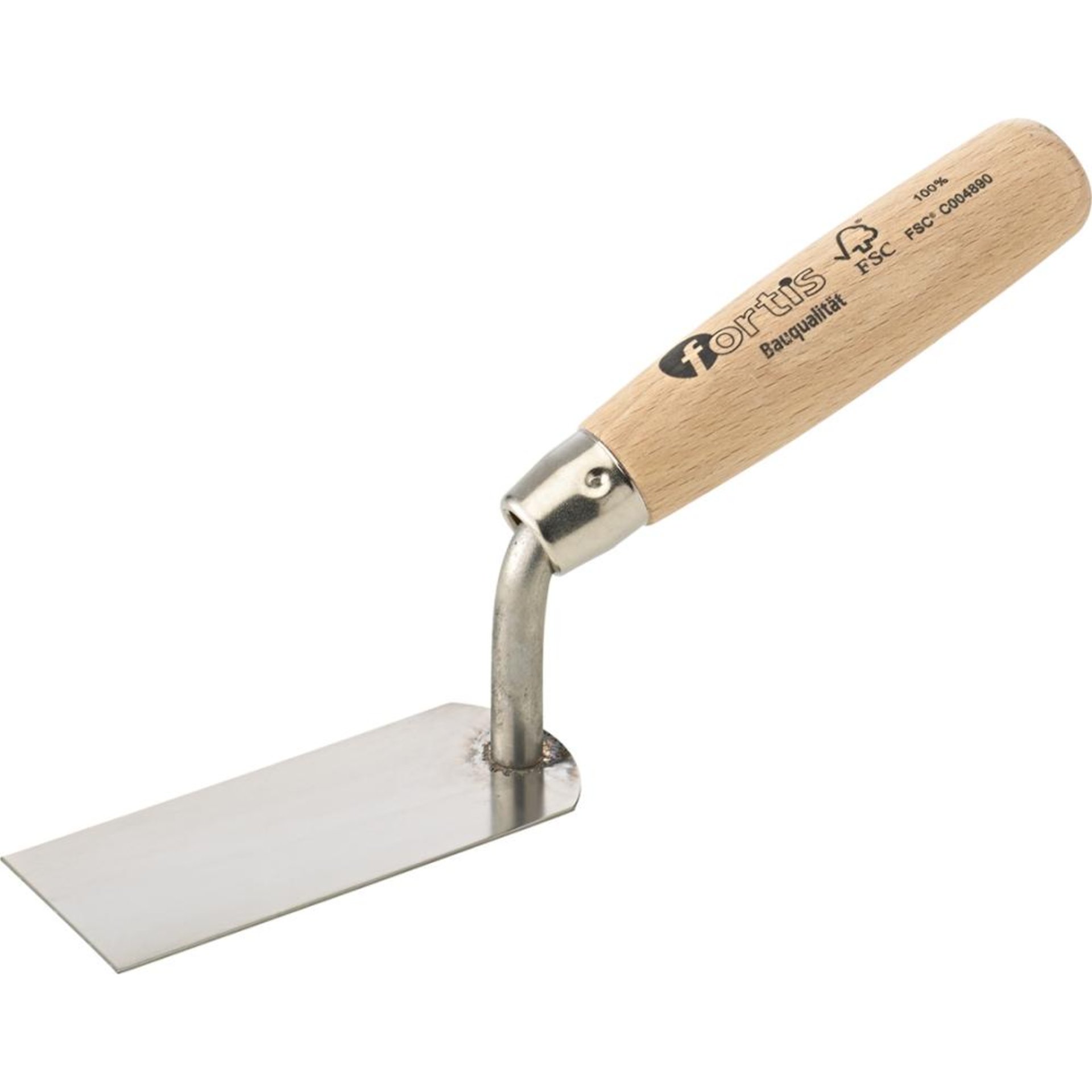Stuckateurspachtel, gerader Hals, rostfrei