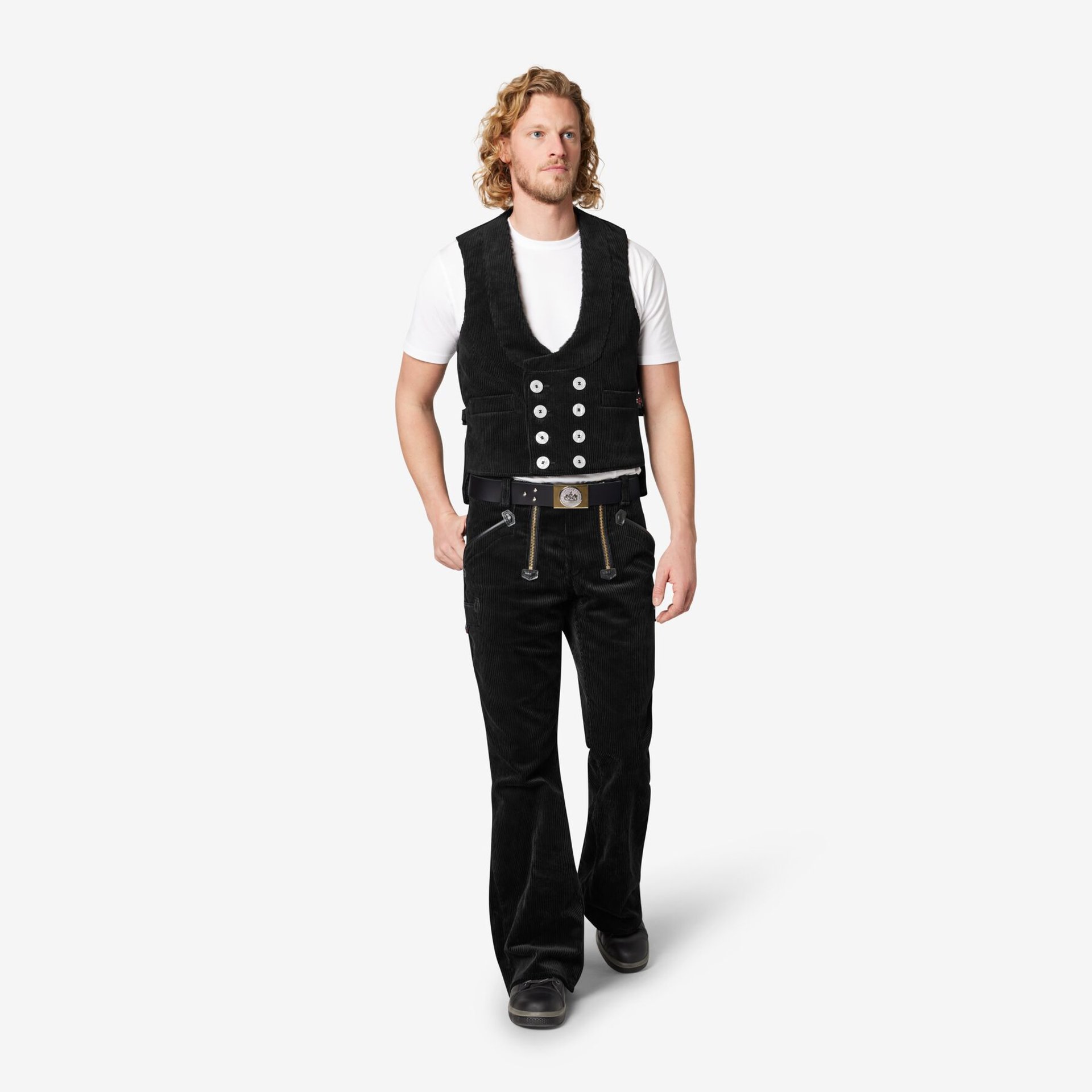 THOMAS Zunftweste Trenkercord schwarz 62