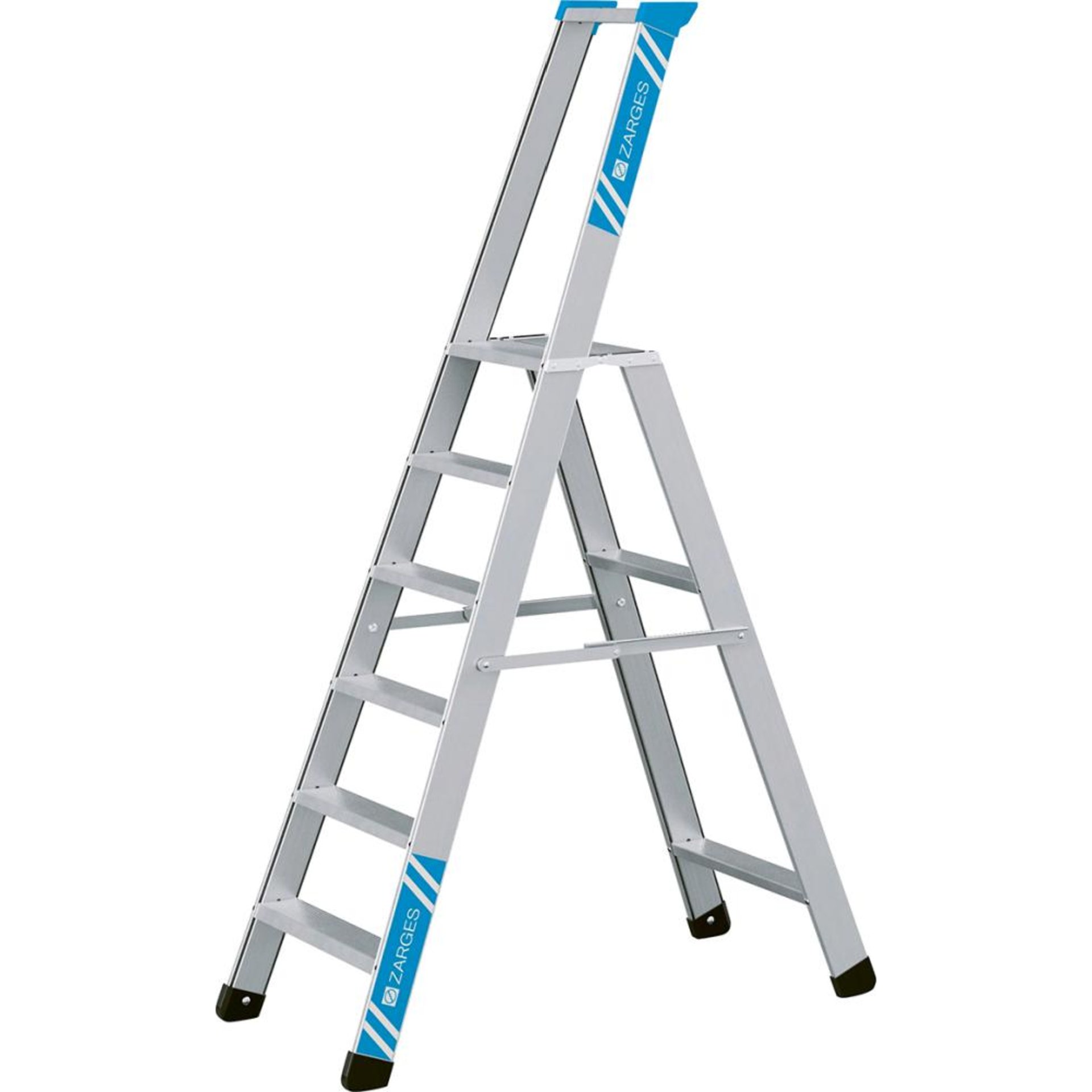 Stufenleiter Seventec S 6 Stufen Plattformhöhe 1,35 m Arbeitshöhe 3,35 m ZARGES