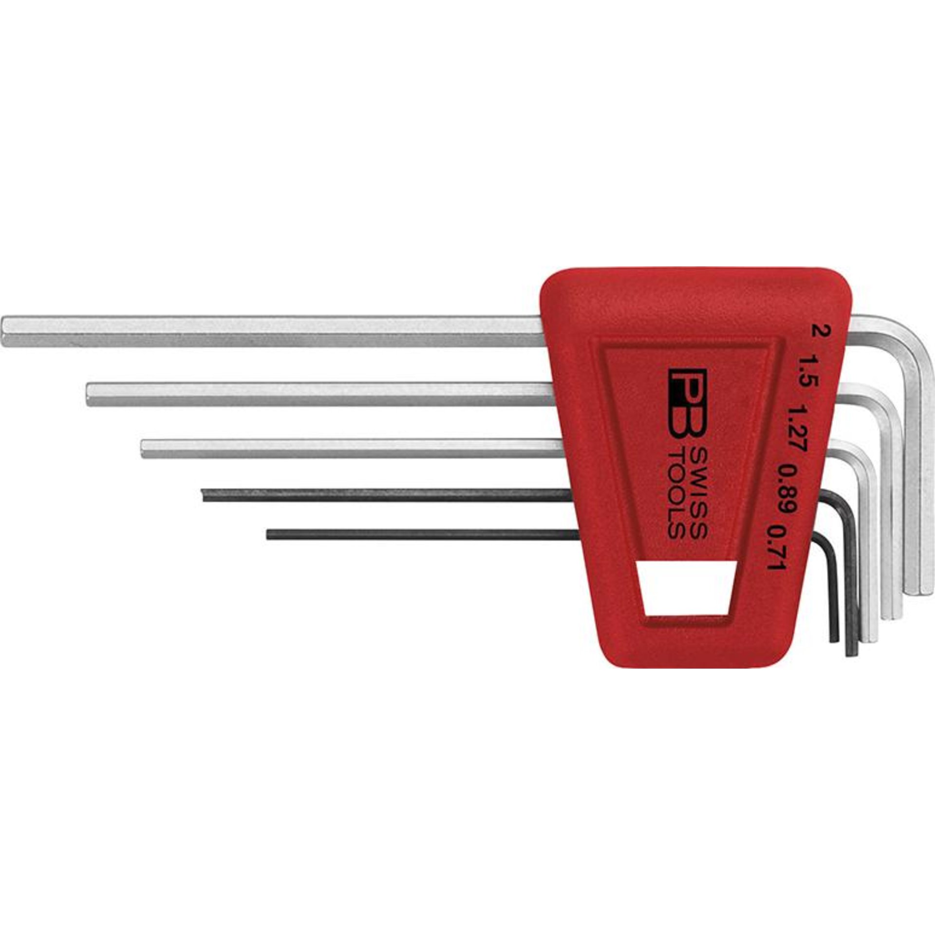Winkelschraubendreher- Satz im Kunststoffhalter 5-teilig 0,71-2mm PB Swiss Tools